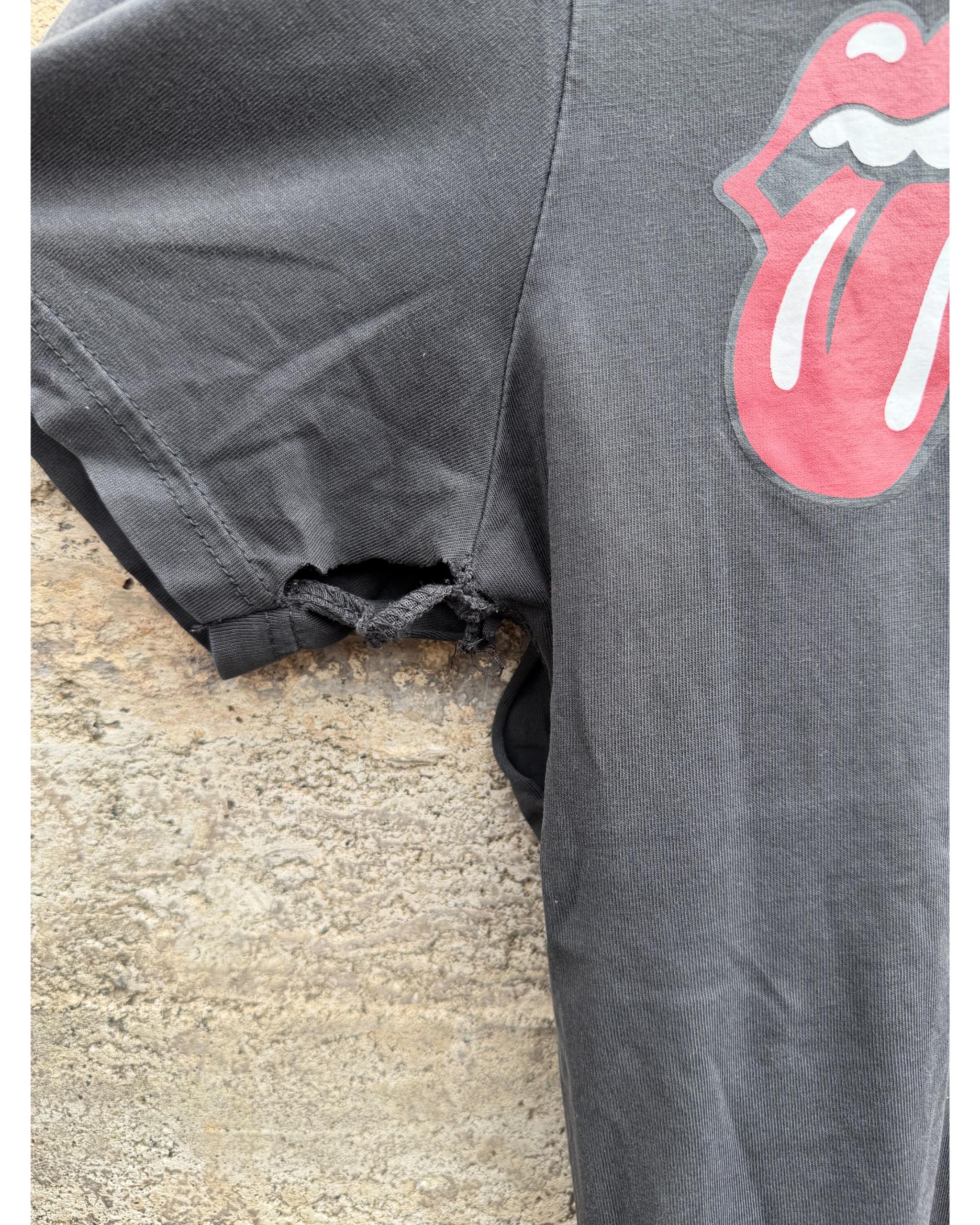 Trashed CDGH+ x Rolling Stones tongue logo t-shirt - SS06