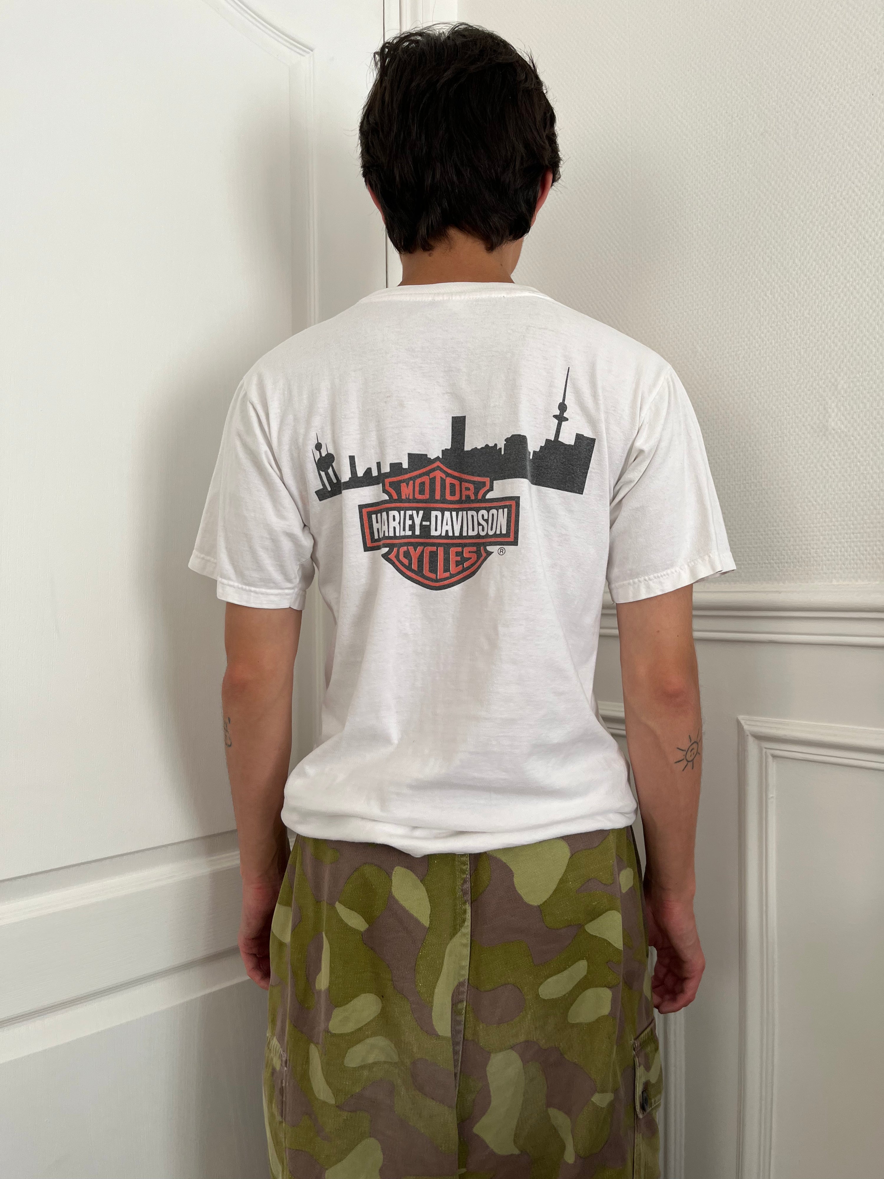 Harley Davidson military sales Camp Doha Kuwait t-shirt - early 2000's