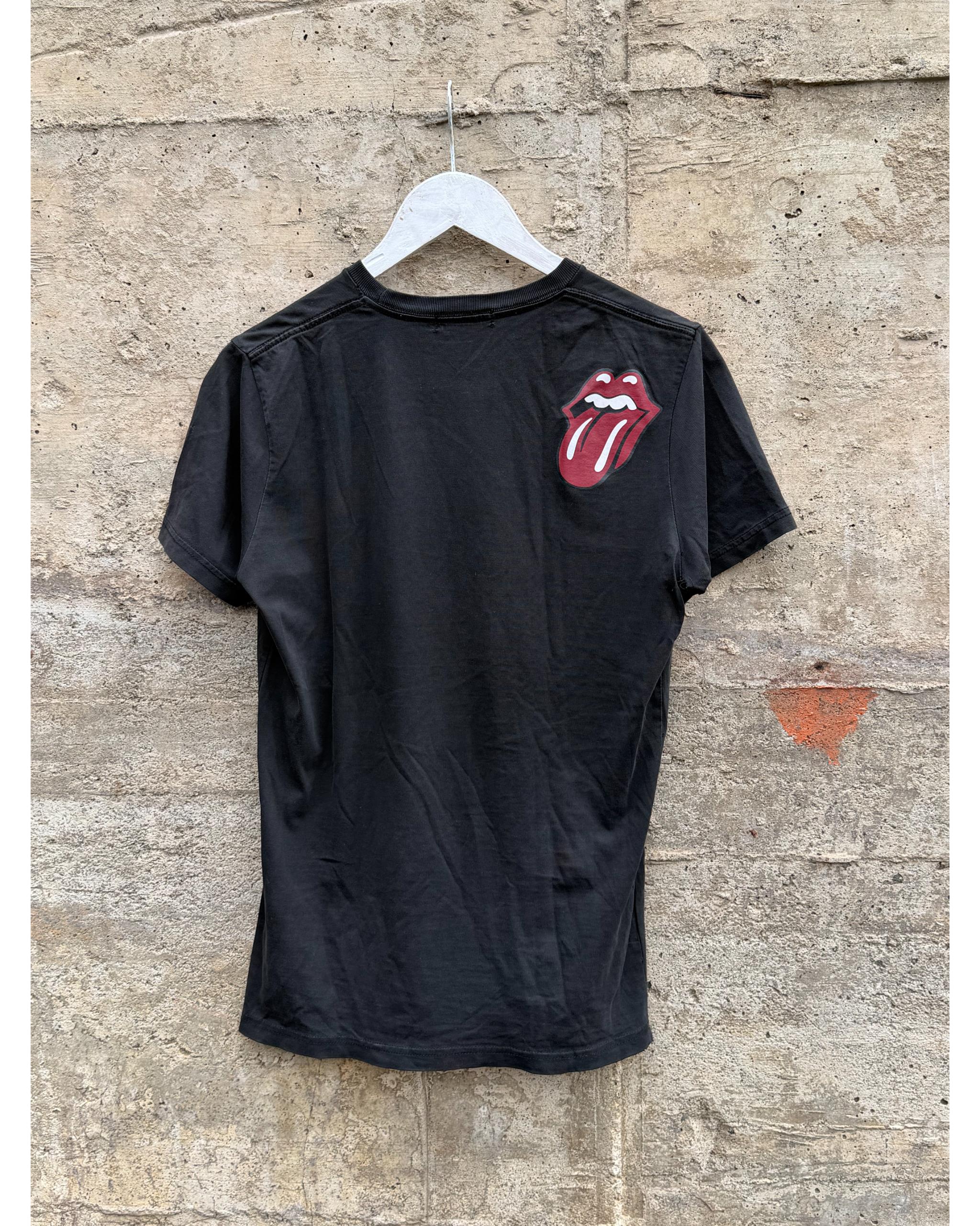 Trashed CDGH+ x Rolling Stones tongue logo t-shirt - SS06