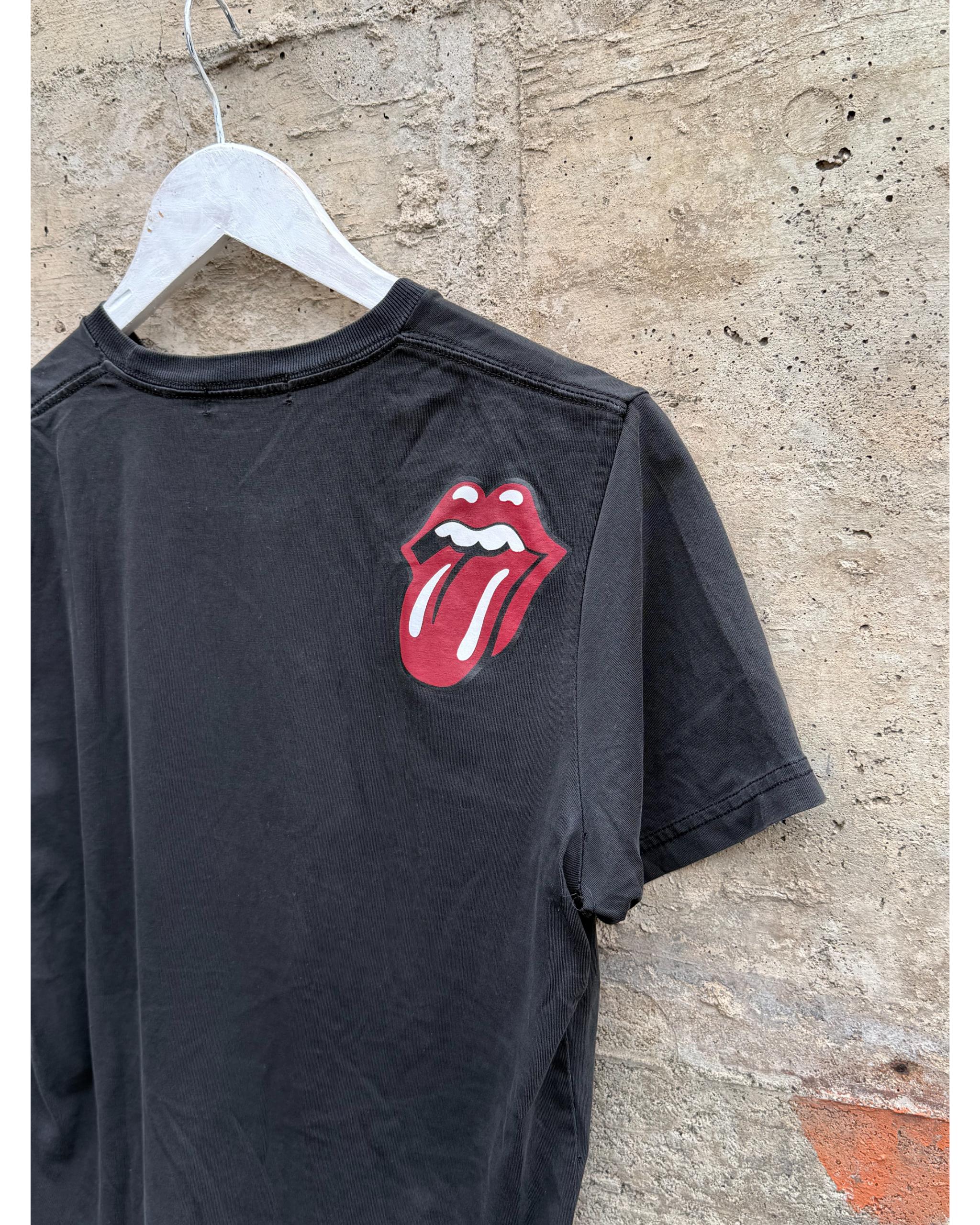Trashed CDGH+ x Rolling Stones tongue logo t-shirt - SS06