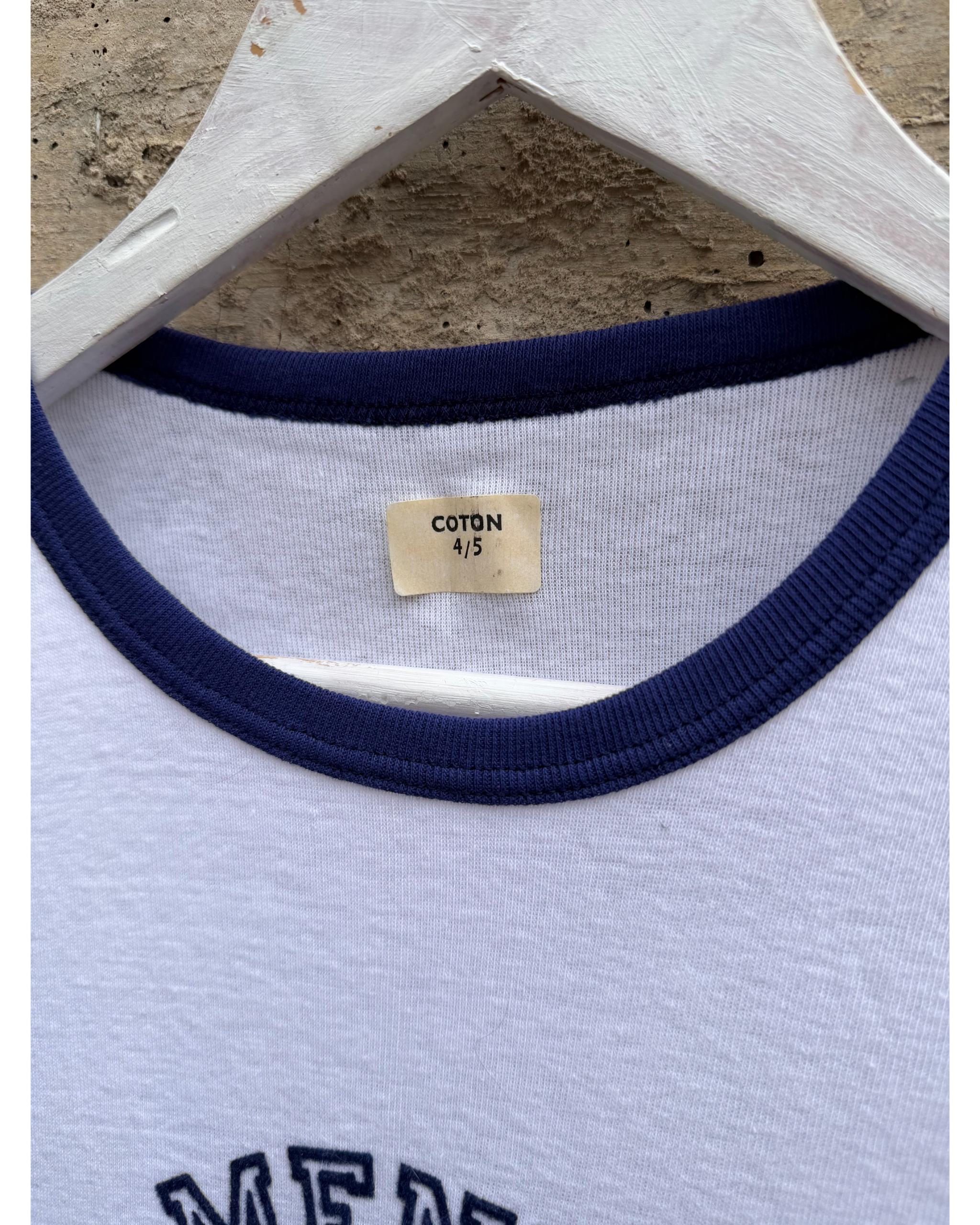 Deadstock Les menuires ski soleil souvenir t-shirt - 1980's