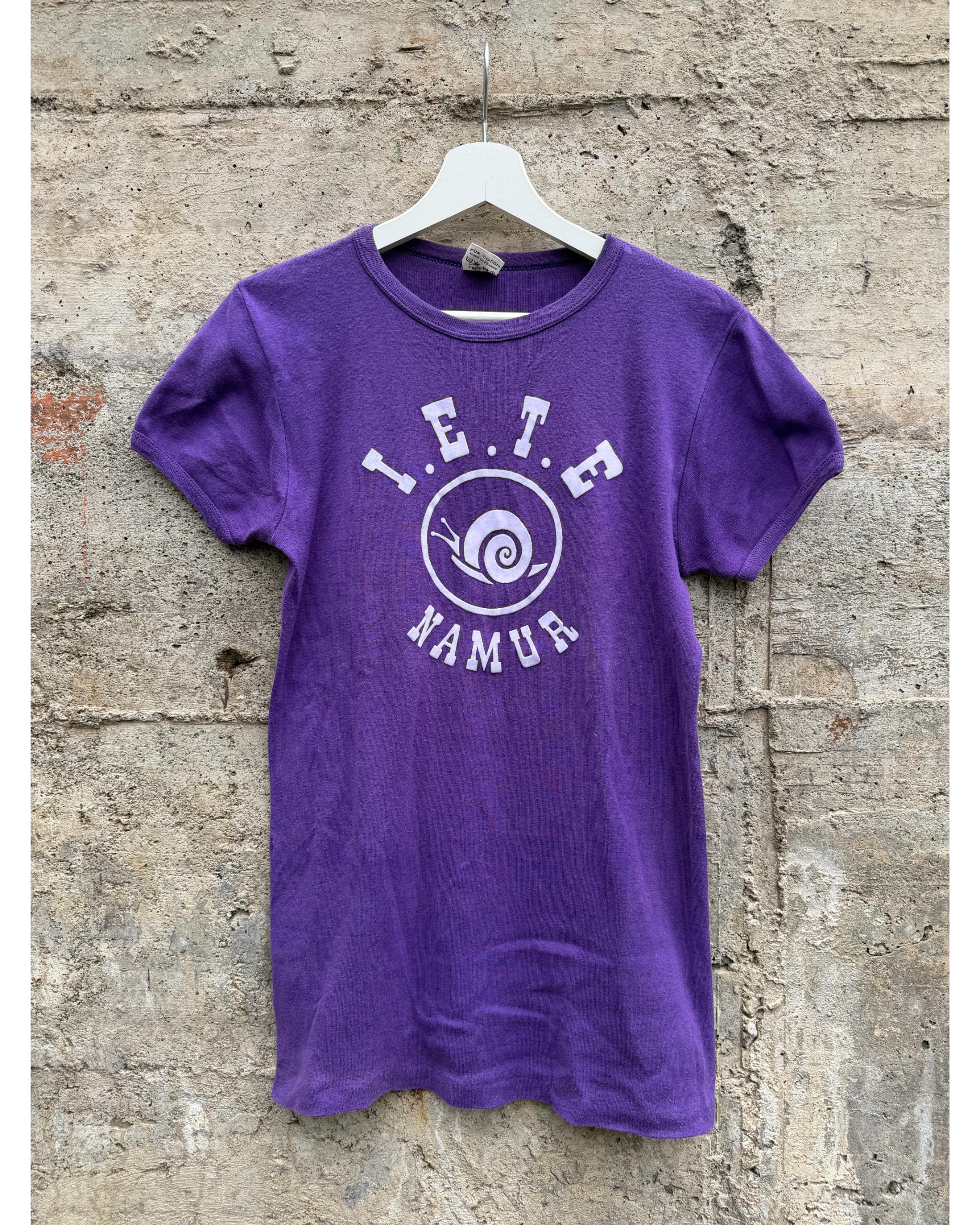 IETE Namur Belgian university t-shirt - 1970's