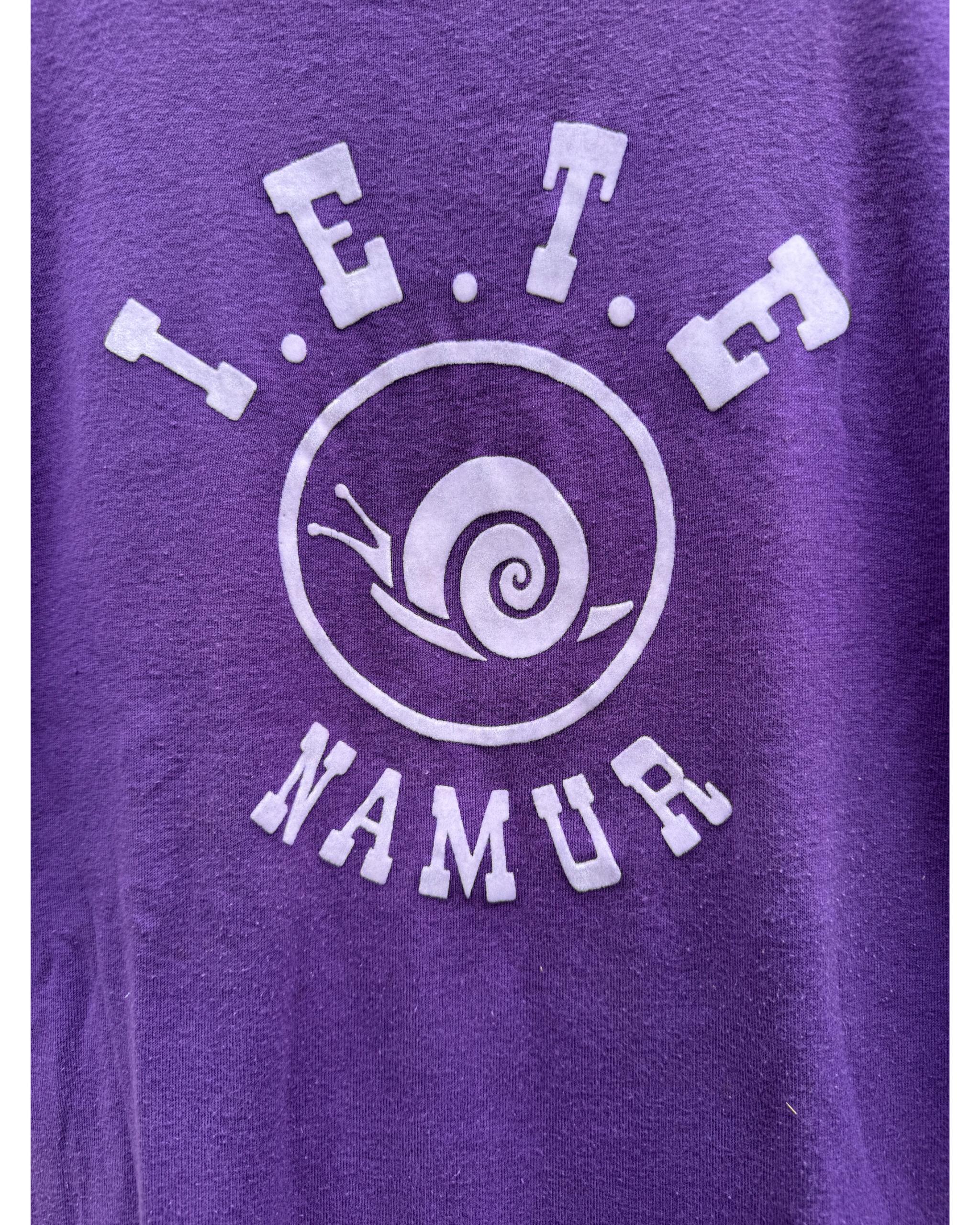 IETE Namur Belgian university t-shirt - 1970's