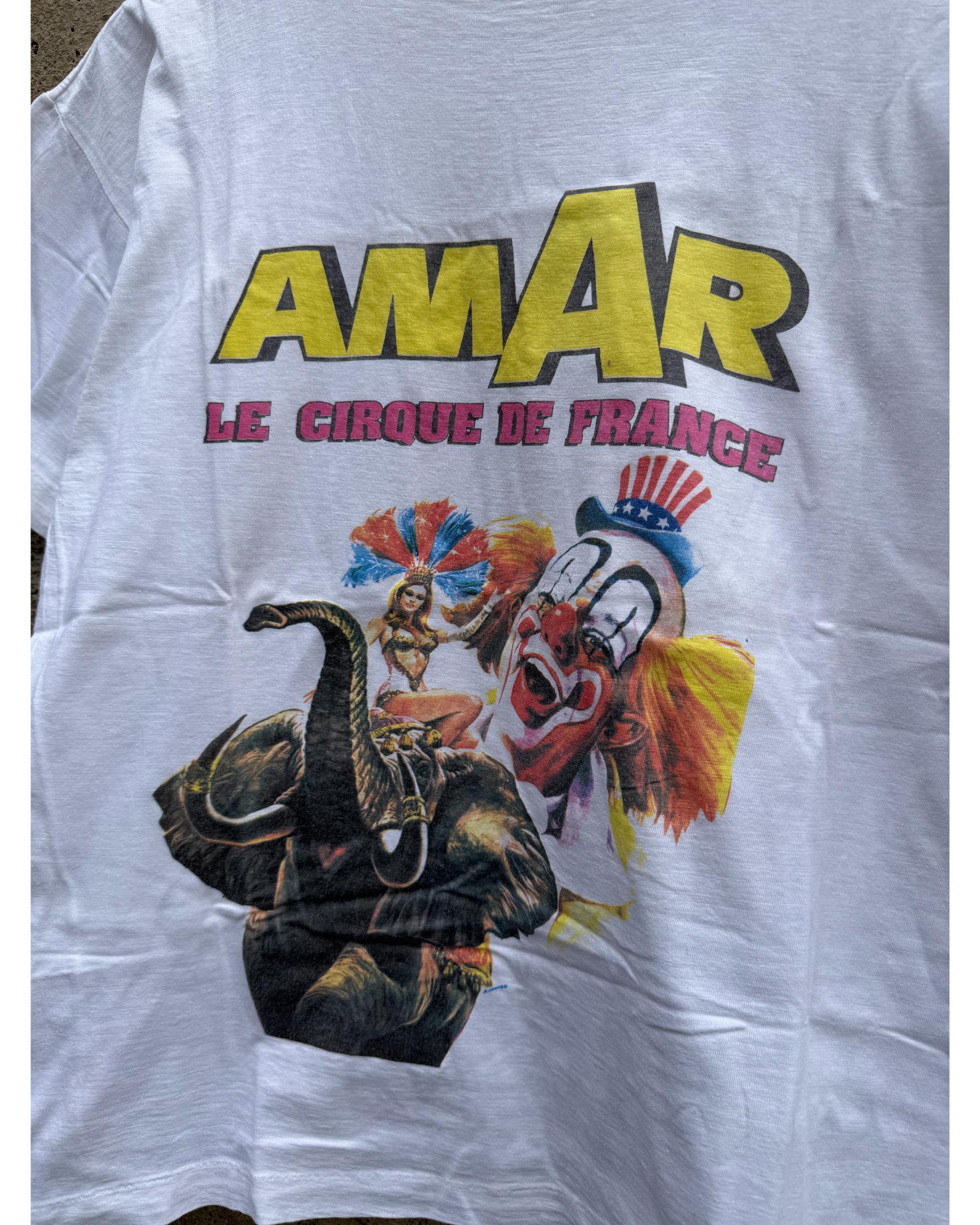 Amar le cirque de France souvenir t-shirt - 1990's