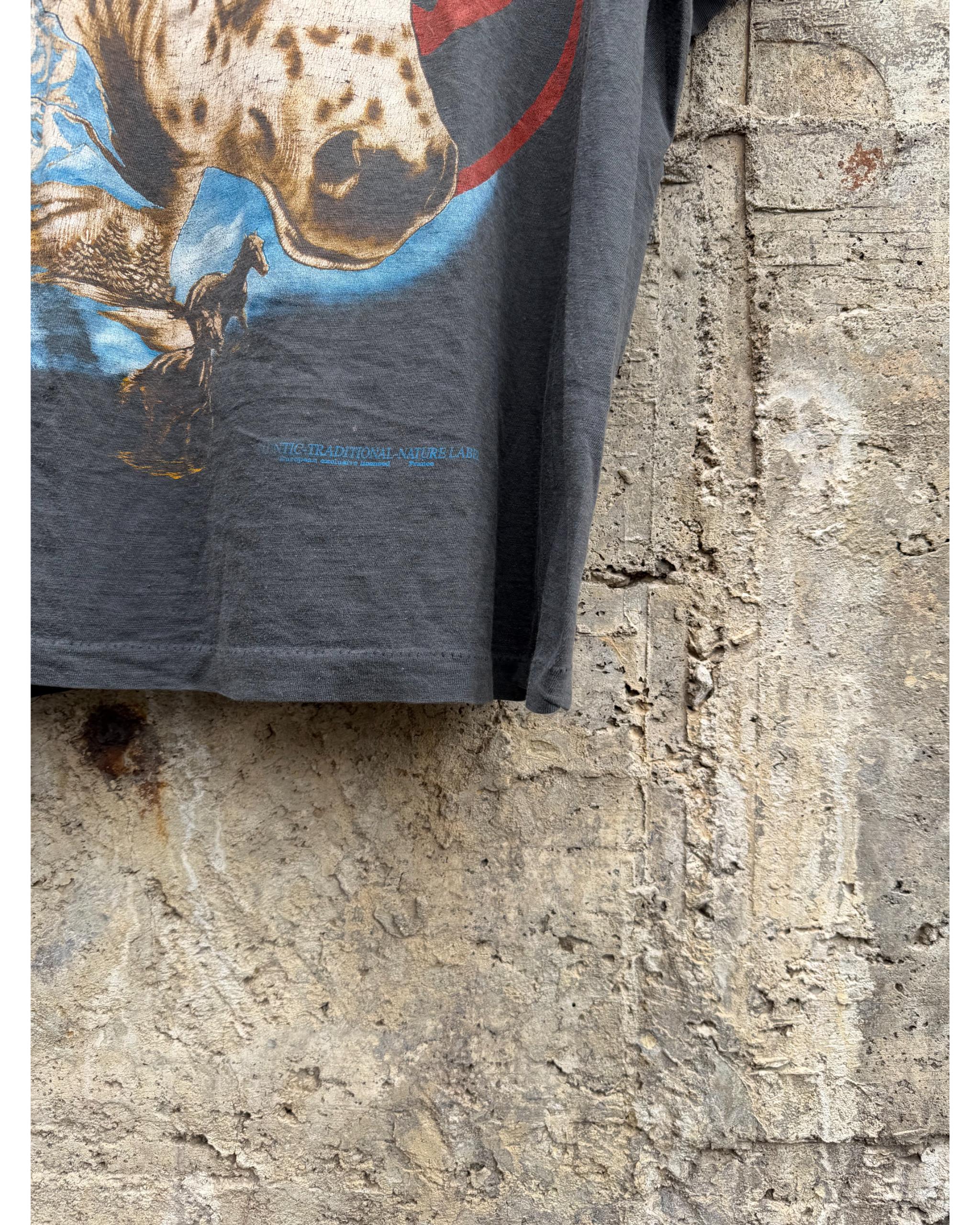 Horse portrait t-shirt - 1990's
