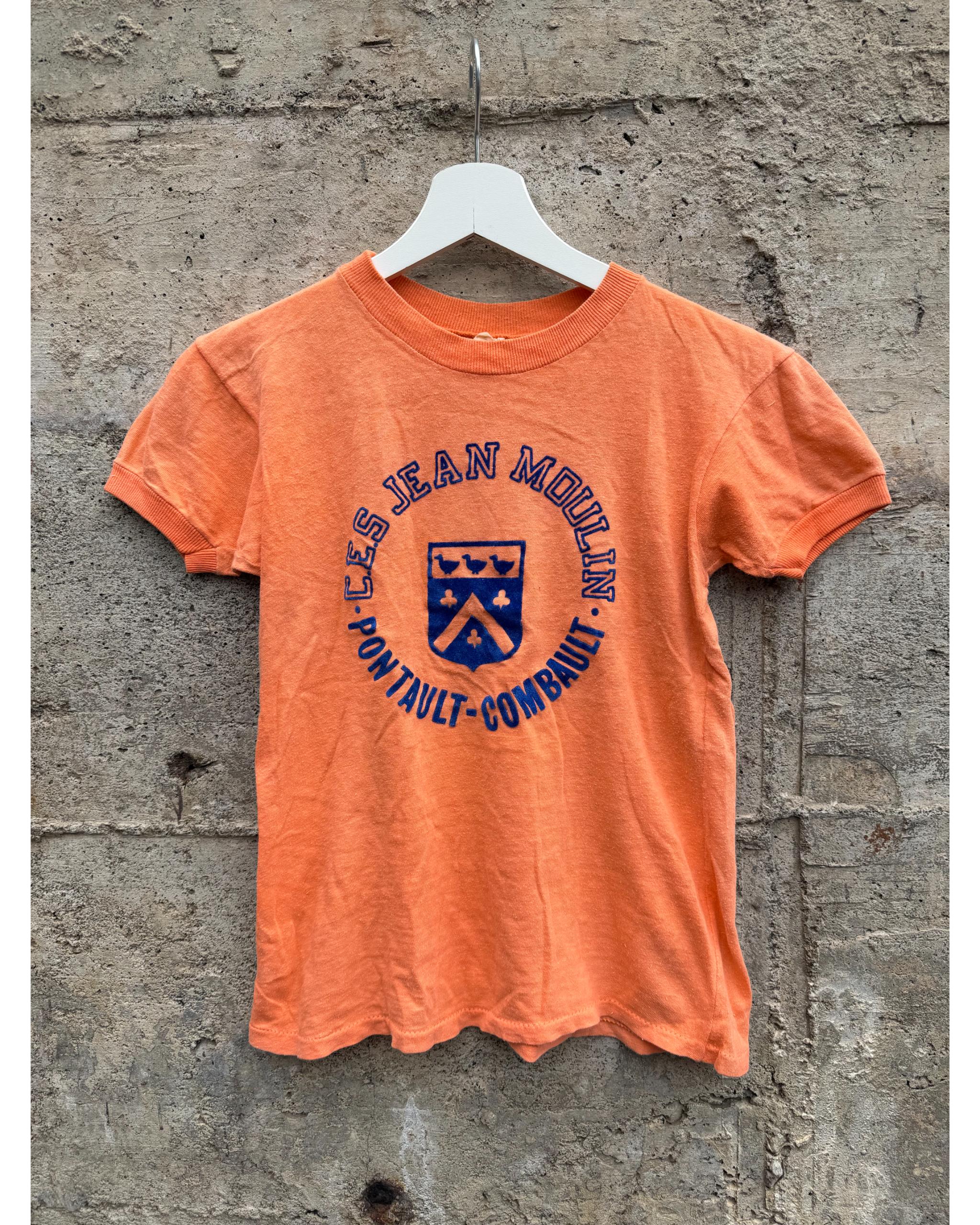 CES Jean Moulin Pontault Combault  baby t-shirt - 1970's