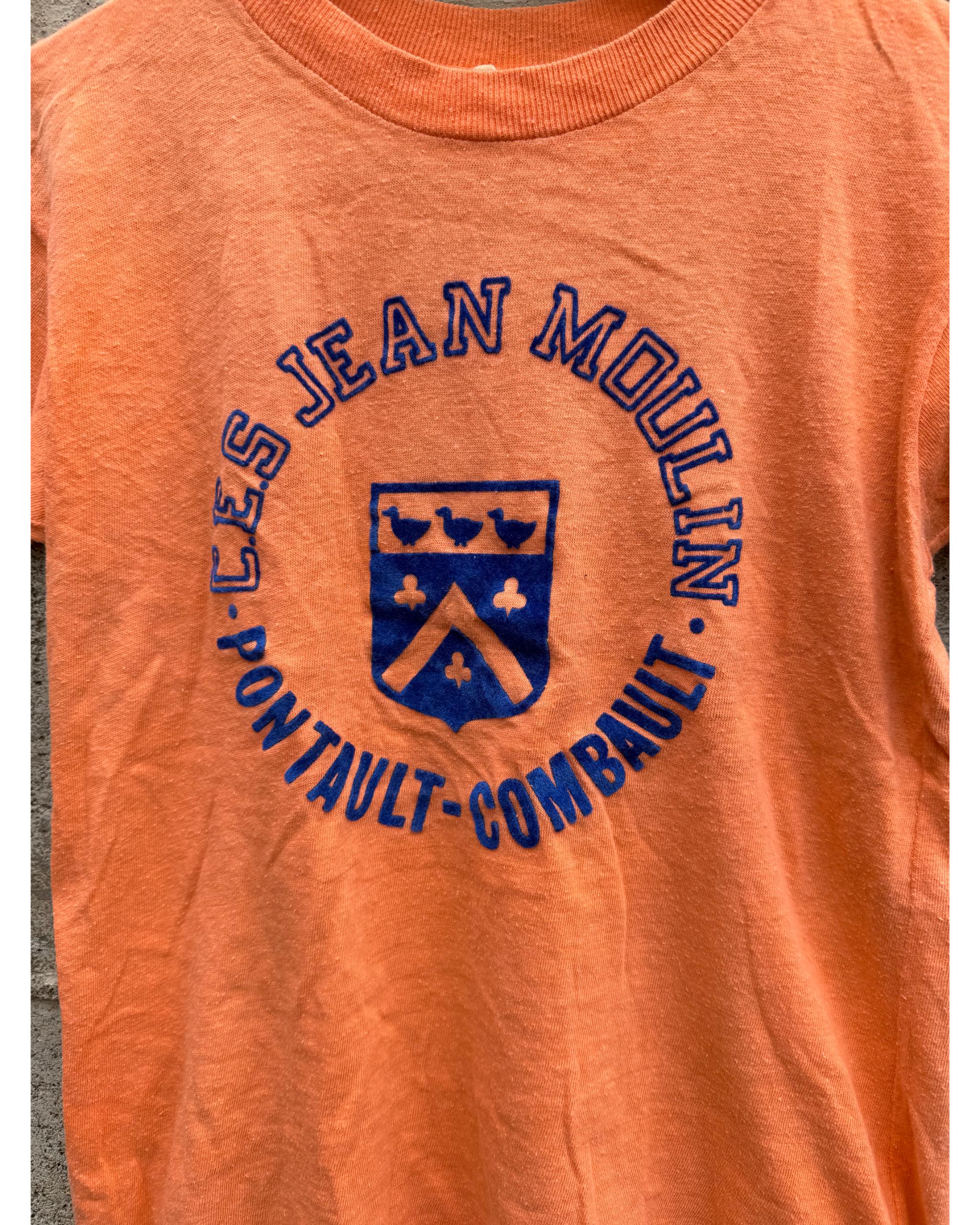 CES Jean Moulin Pontault Combault  baby t-shirt - 1970's