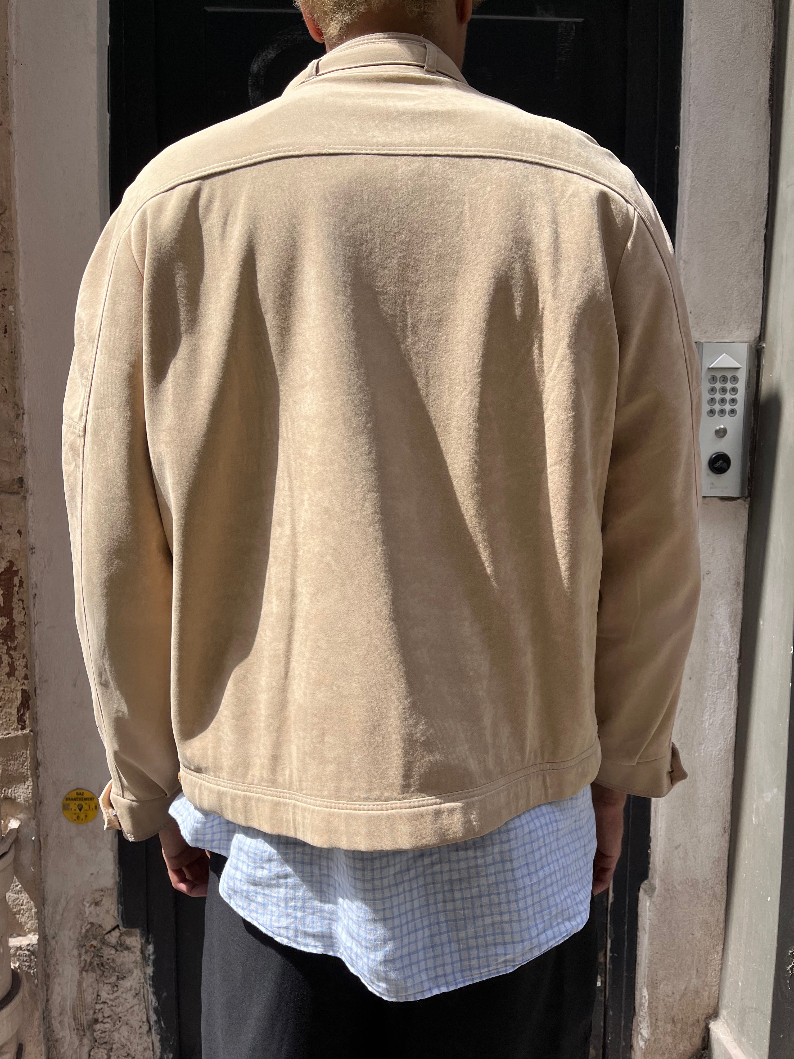 1970's Vintage French Tailoring Biker Jacket (L)