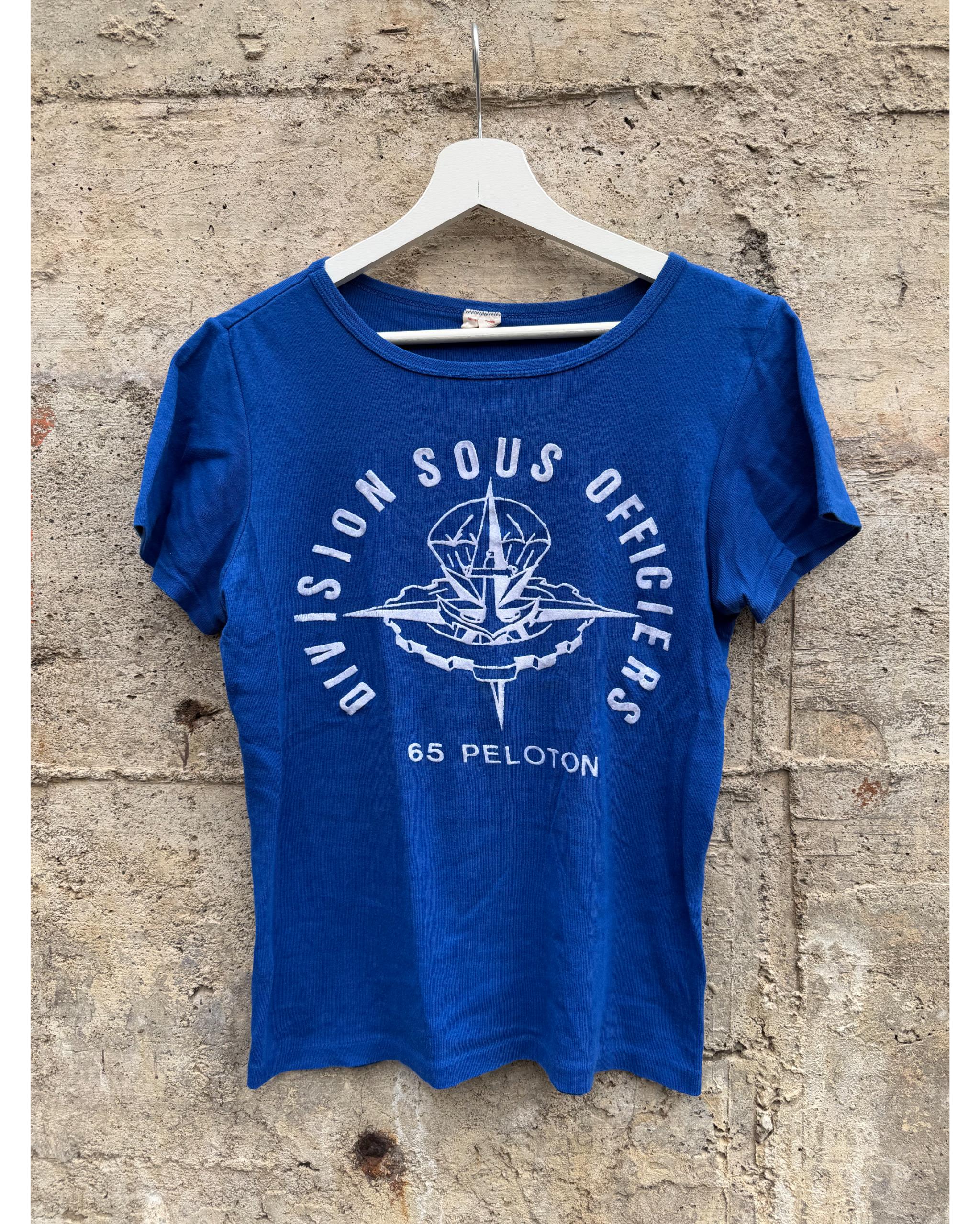 Division sous officier 65 peleton french military t-shirt - 1983