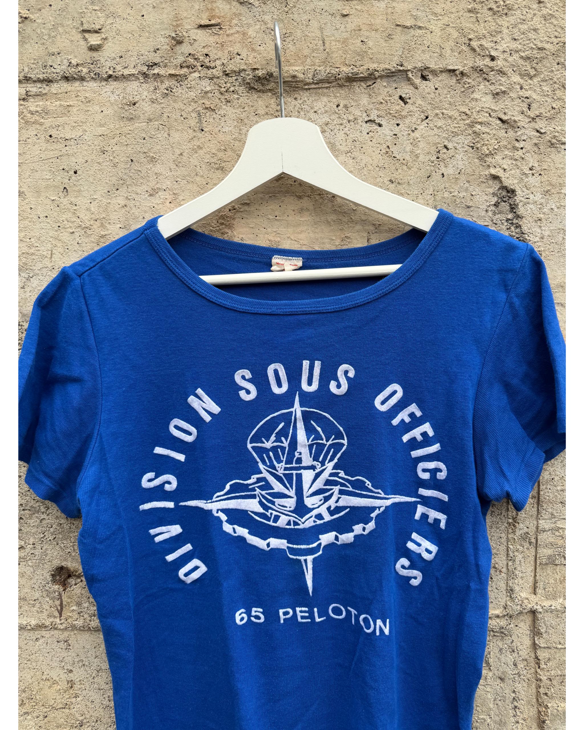 Division sous officier 65 peleton french military t-shirt - 1983