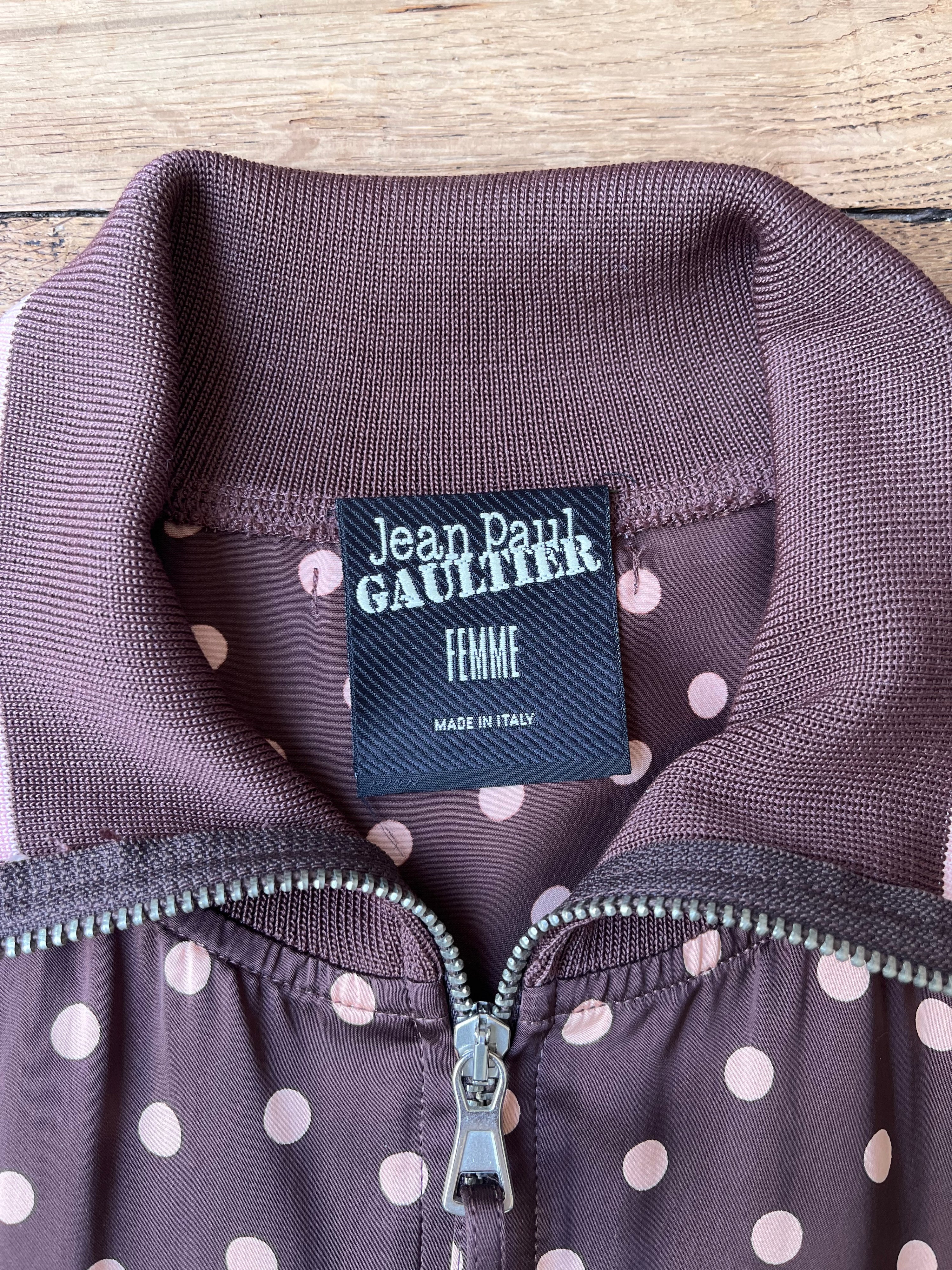1990's Vintage Jean Paul Gaultier Polka Dot Jacket (FR 42)