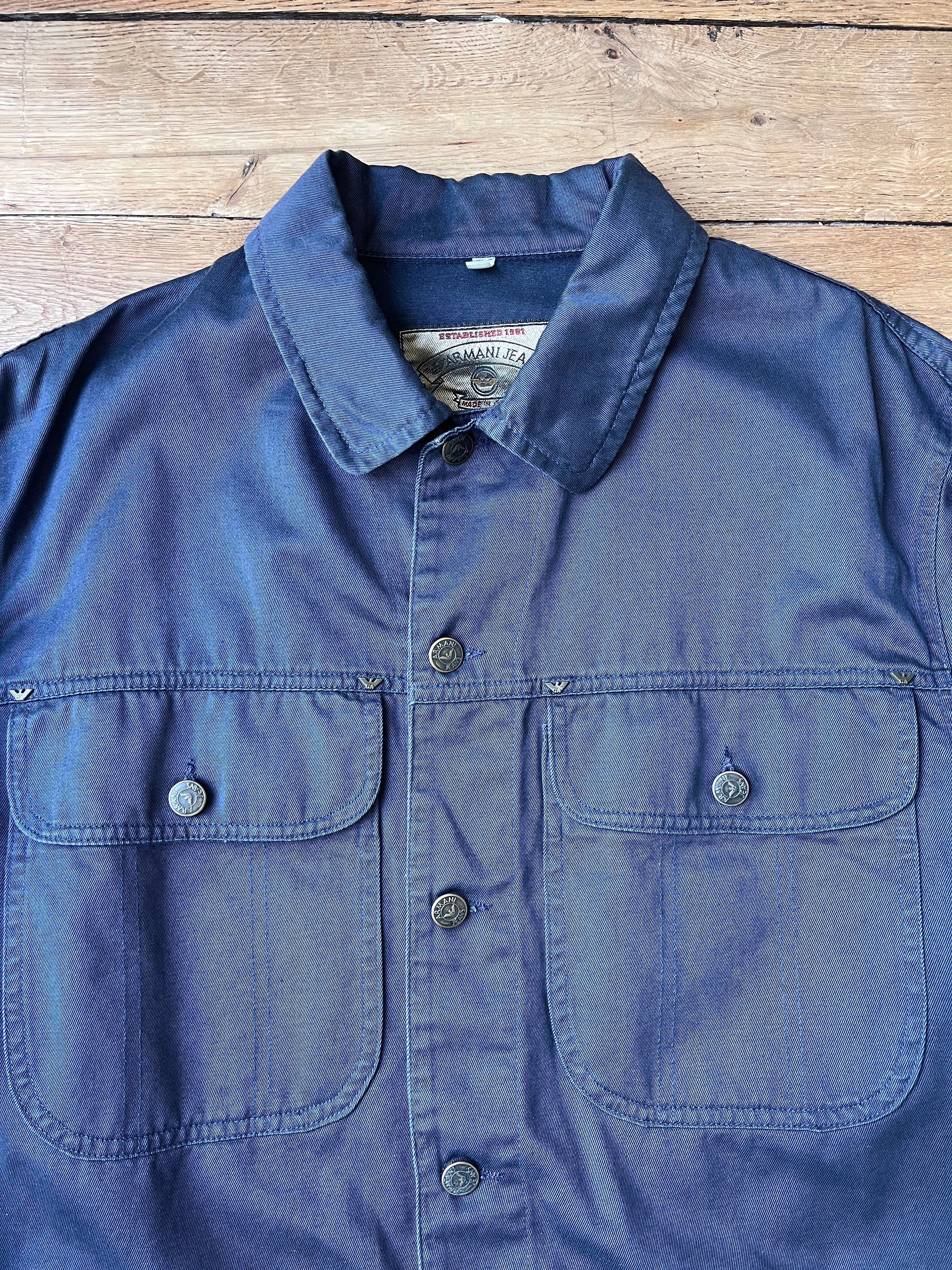 1980's Vintage Armani Jeans Work Jacket (IT 48)