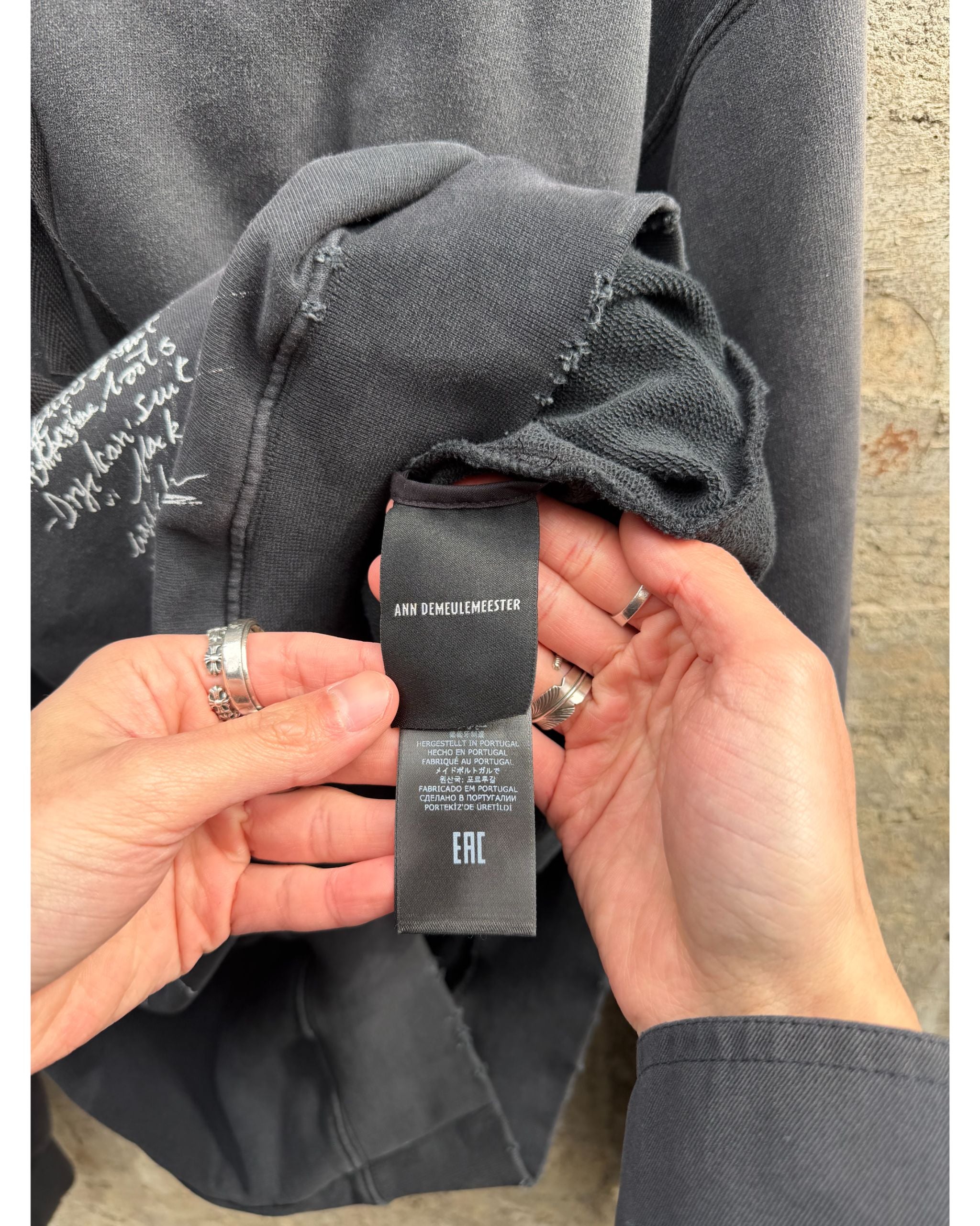 Ollie High comfort hoodie with sketchbook print
