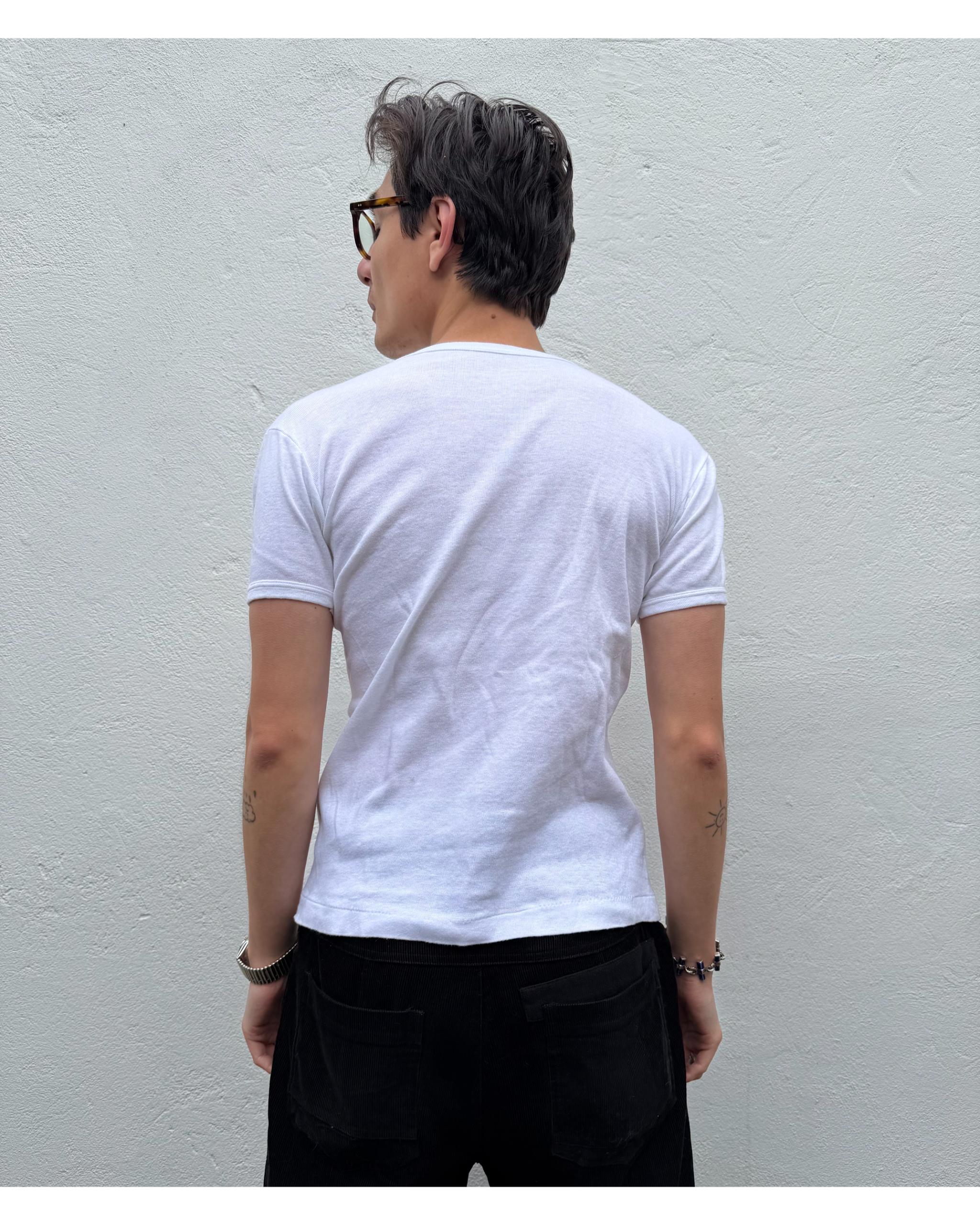 Deadstock Banque popuplaire bank t-shirt - 1980's