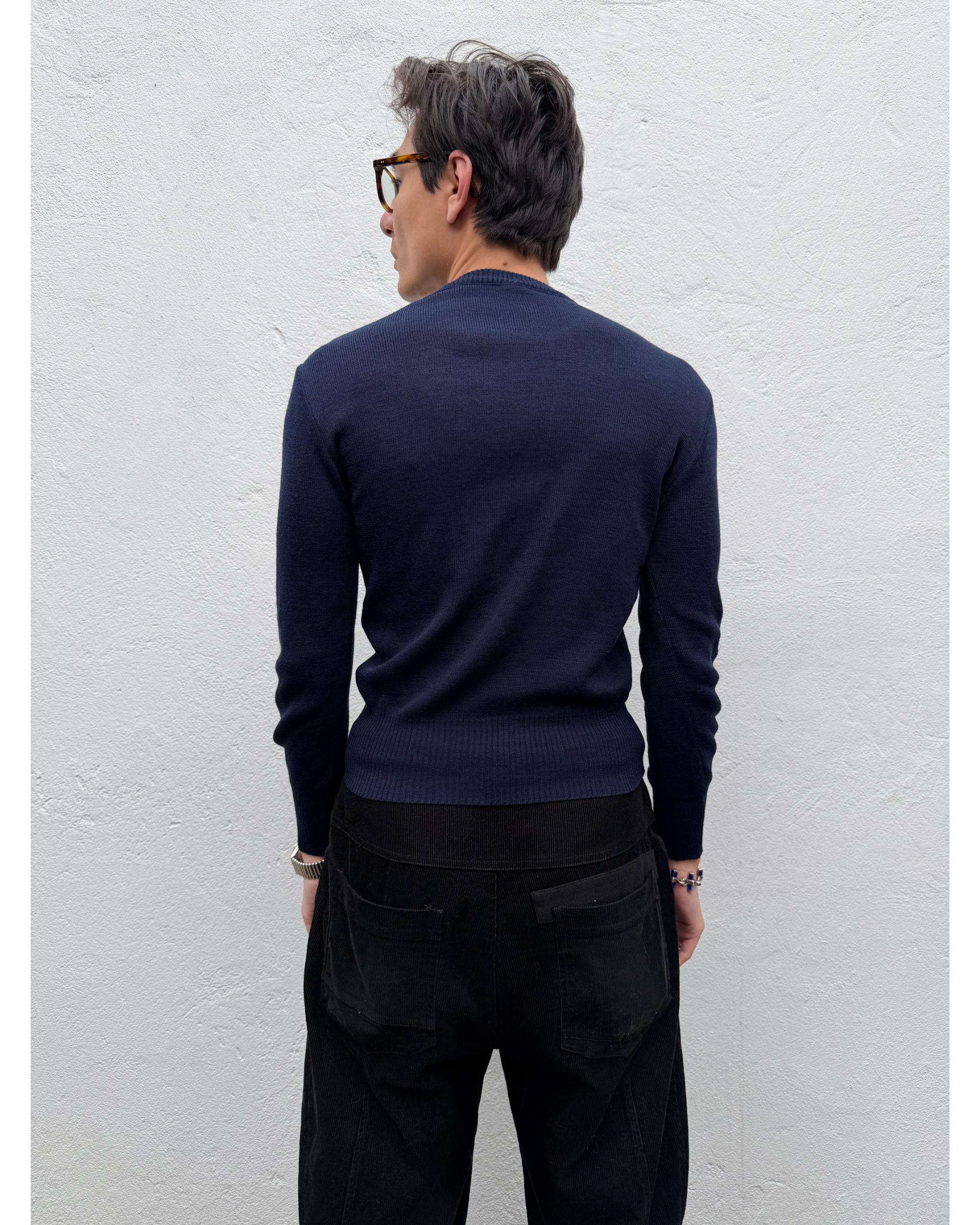 Yachting knitted sweater - 1980's