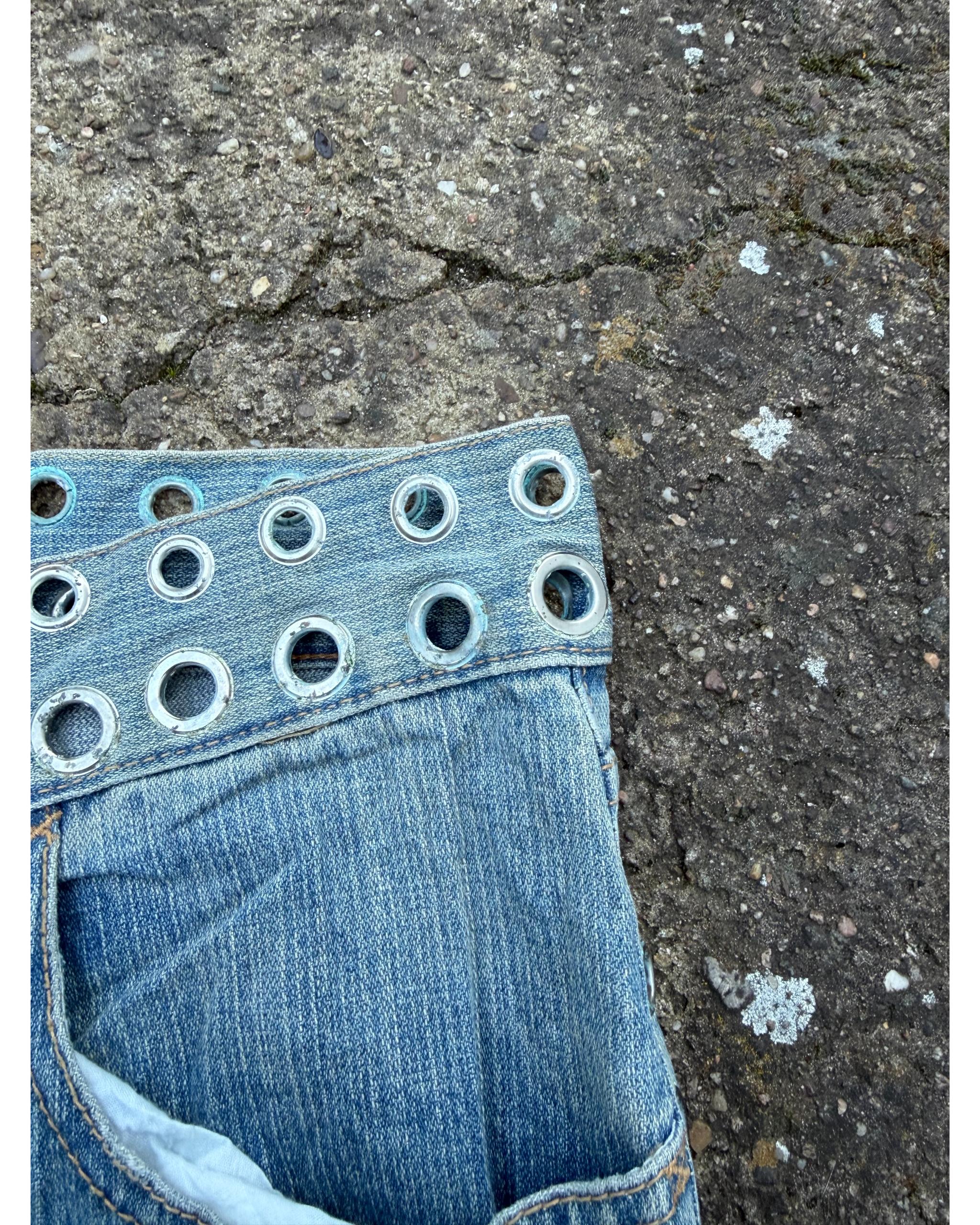 Eyelet studded jeans - SS06