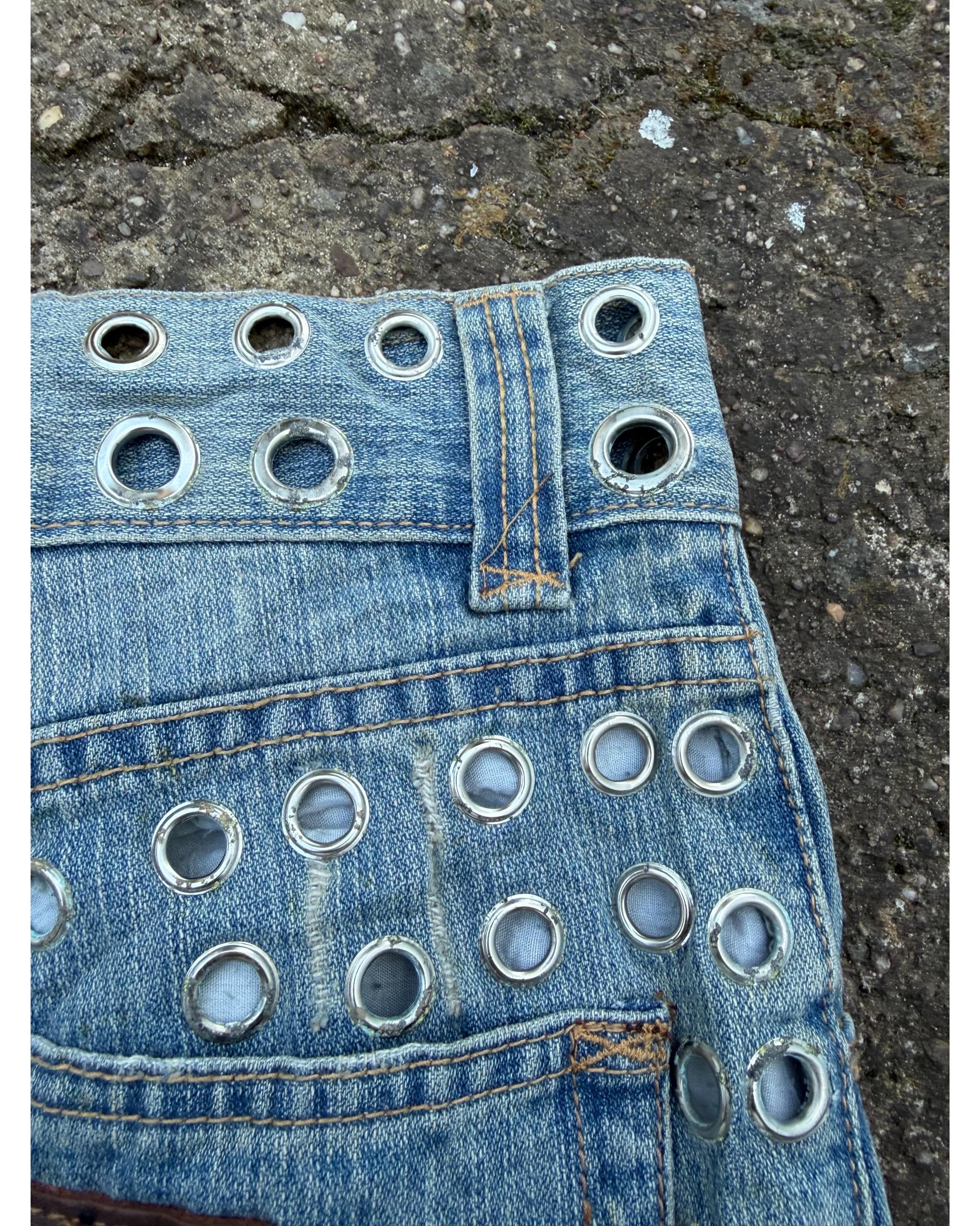 Eyelet studded jeans - SS06
