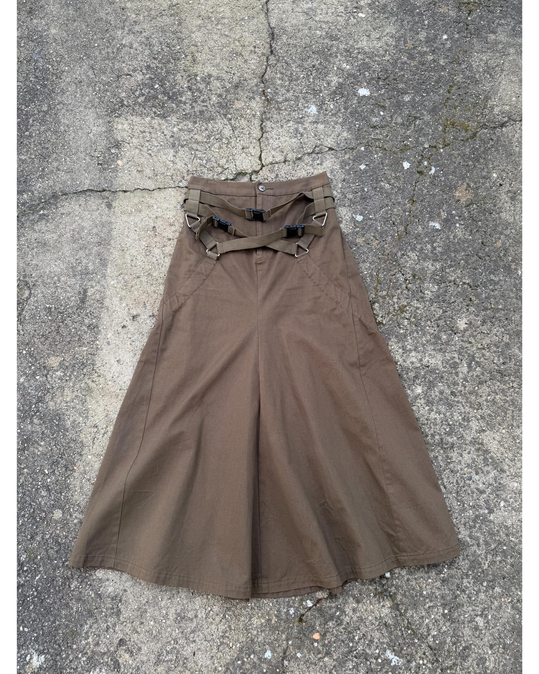 Bondage strap parachute skirt - SS03