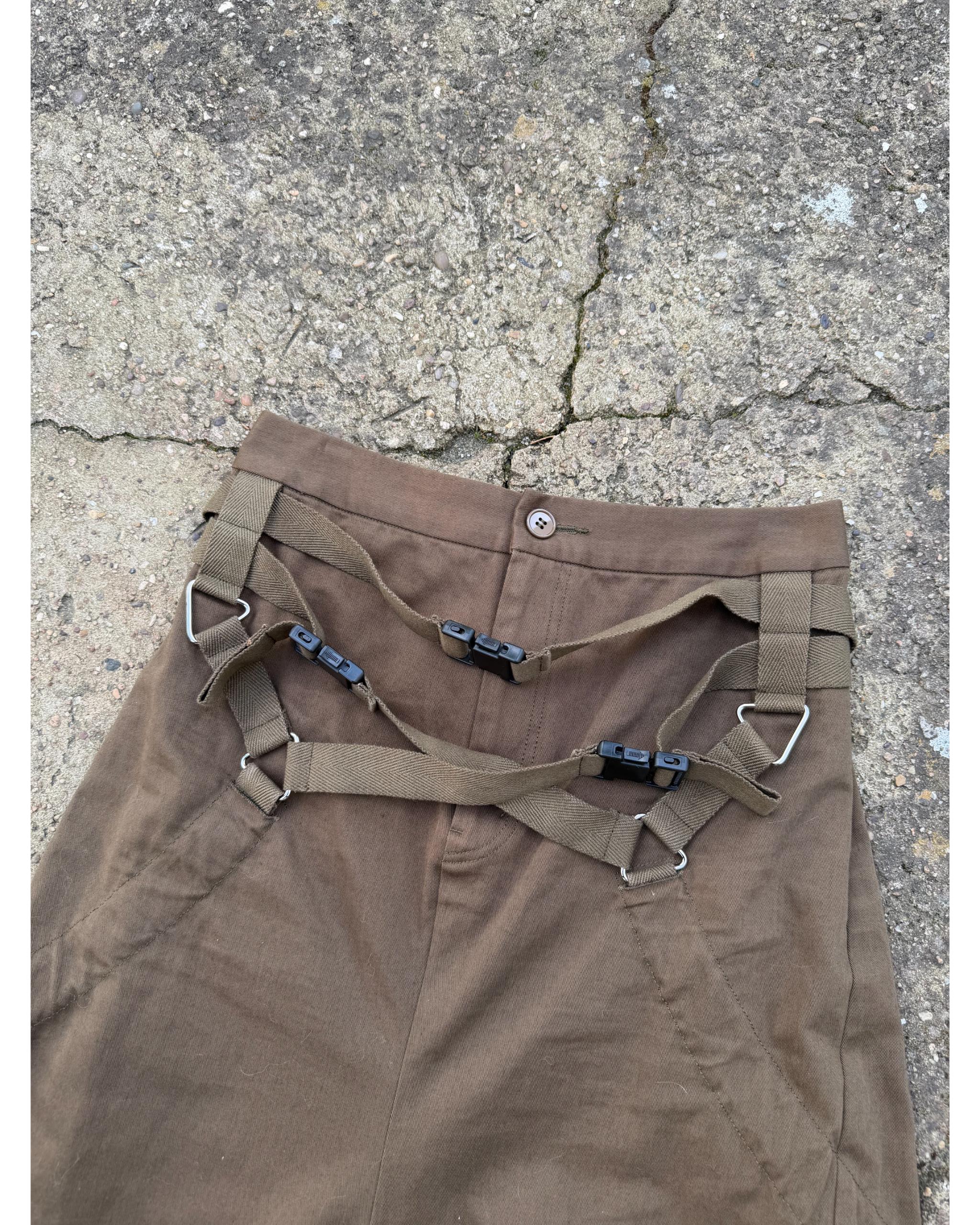 Bondage strap parachute skirt - SS03