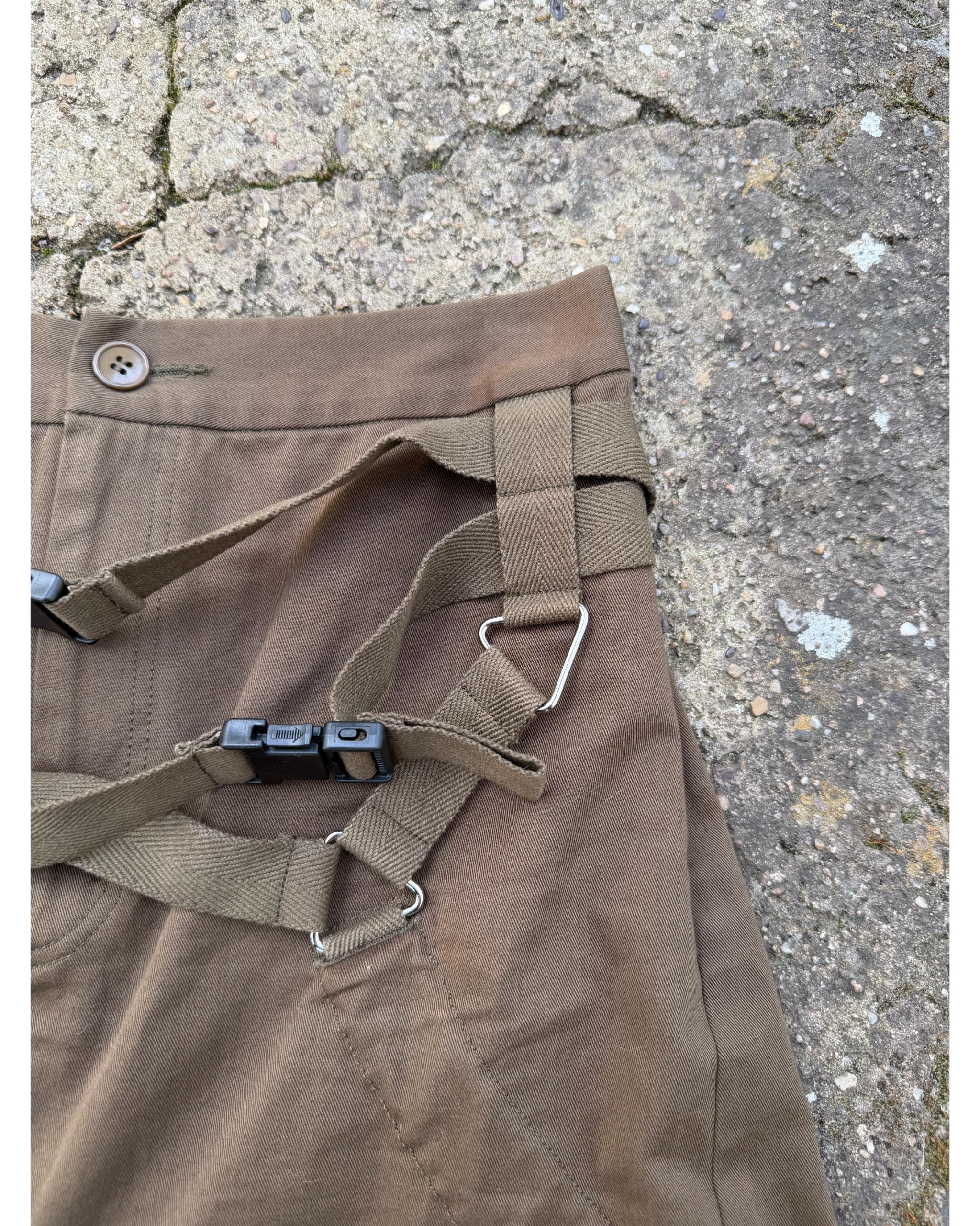 Bondage strap parachute skirt - SS03