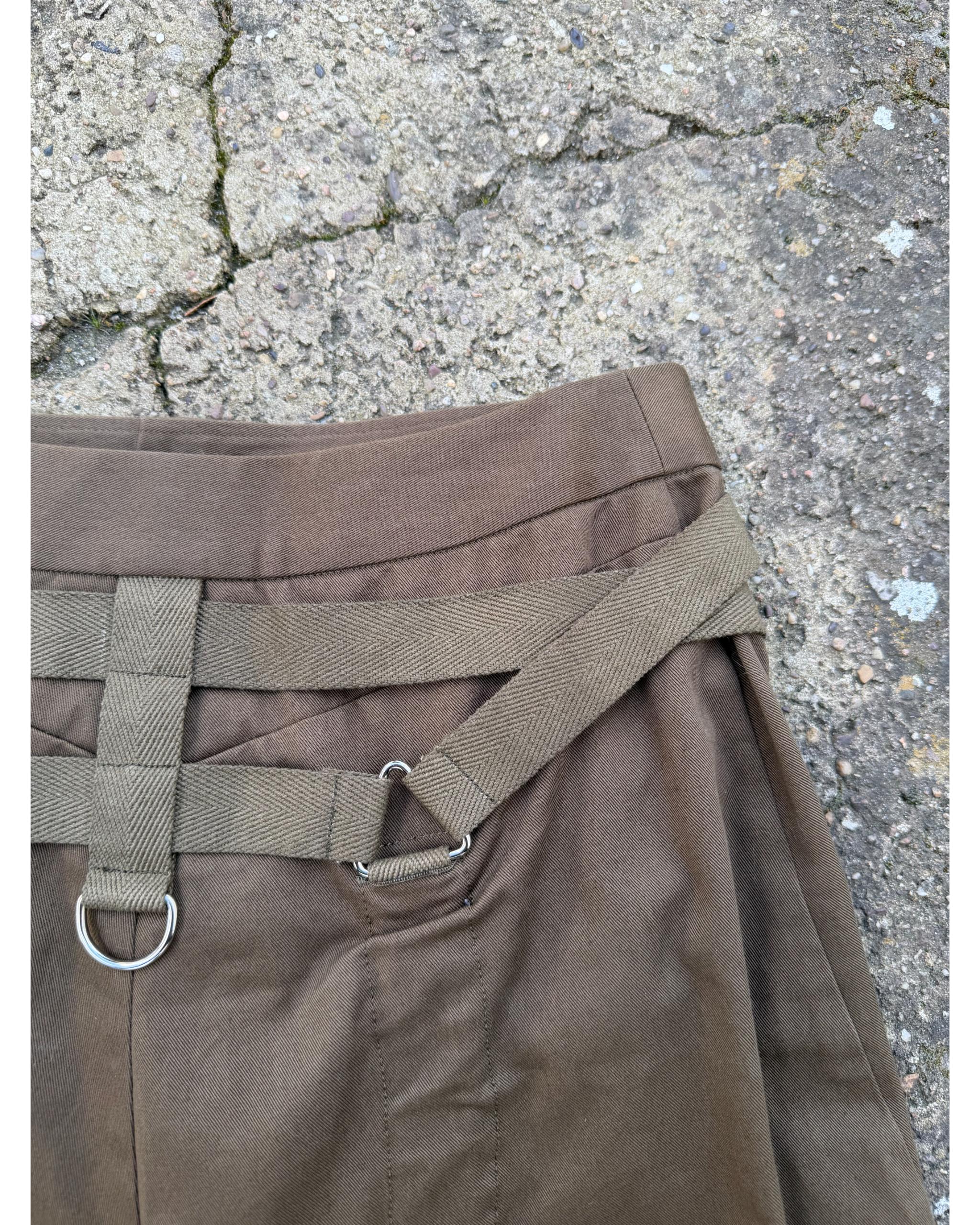Bondage strap parachute skirt - SS03