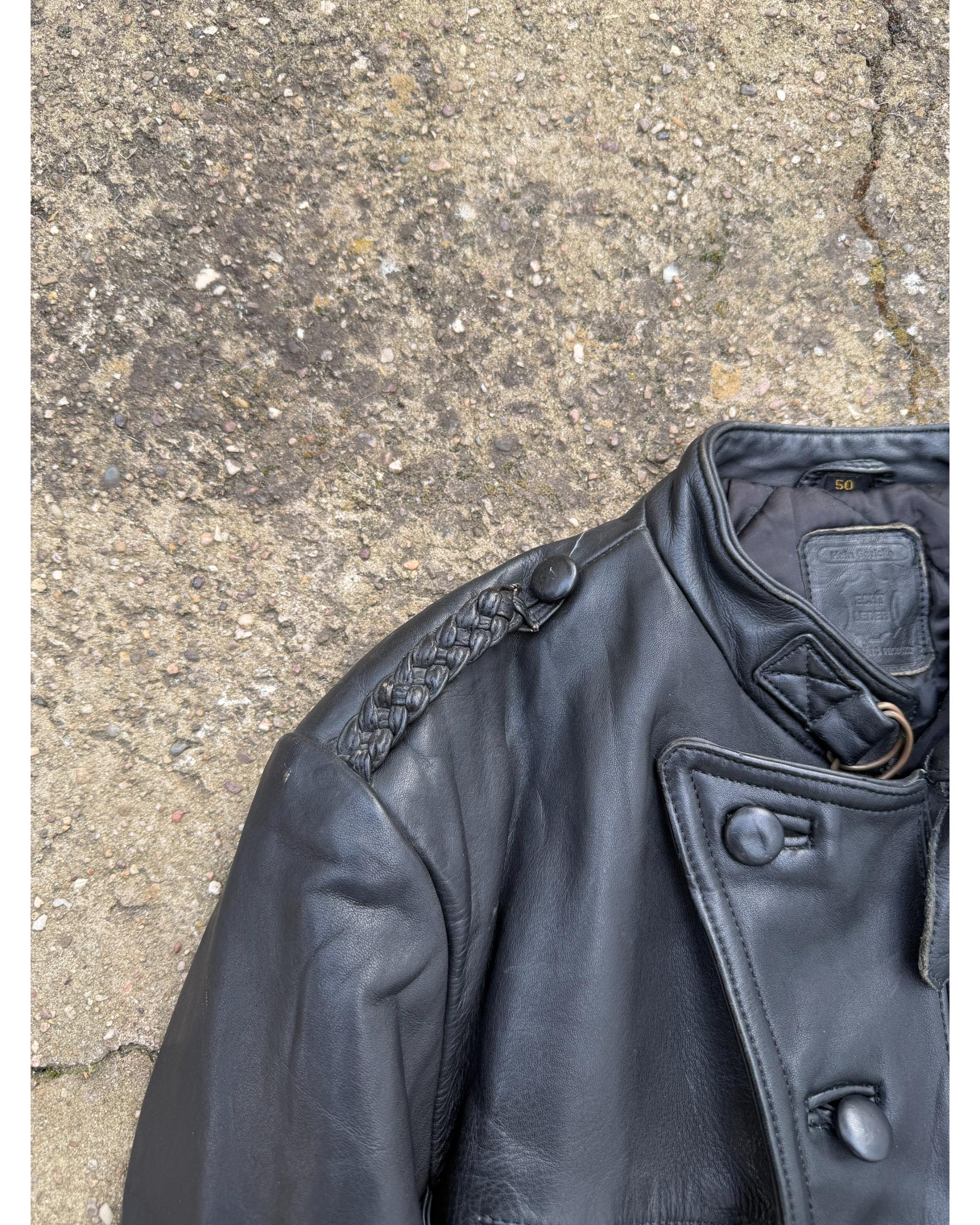 Hein Gericke J-31 German motocyclist leather jacket - 1990's