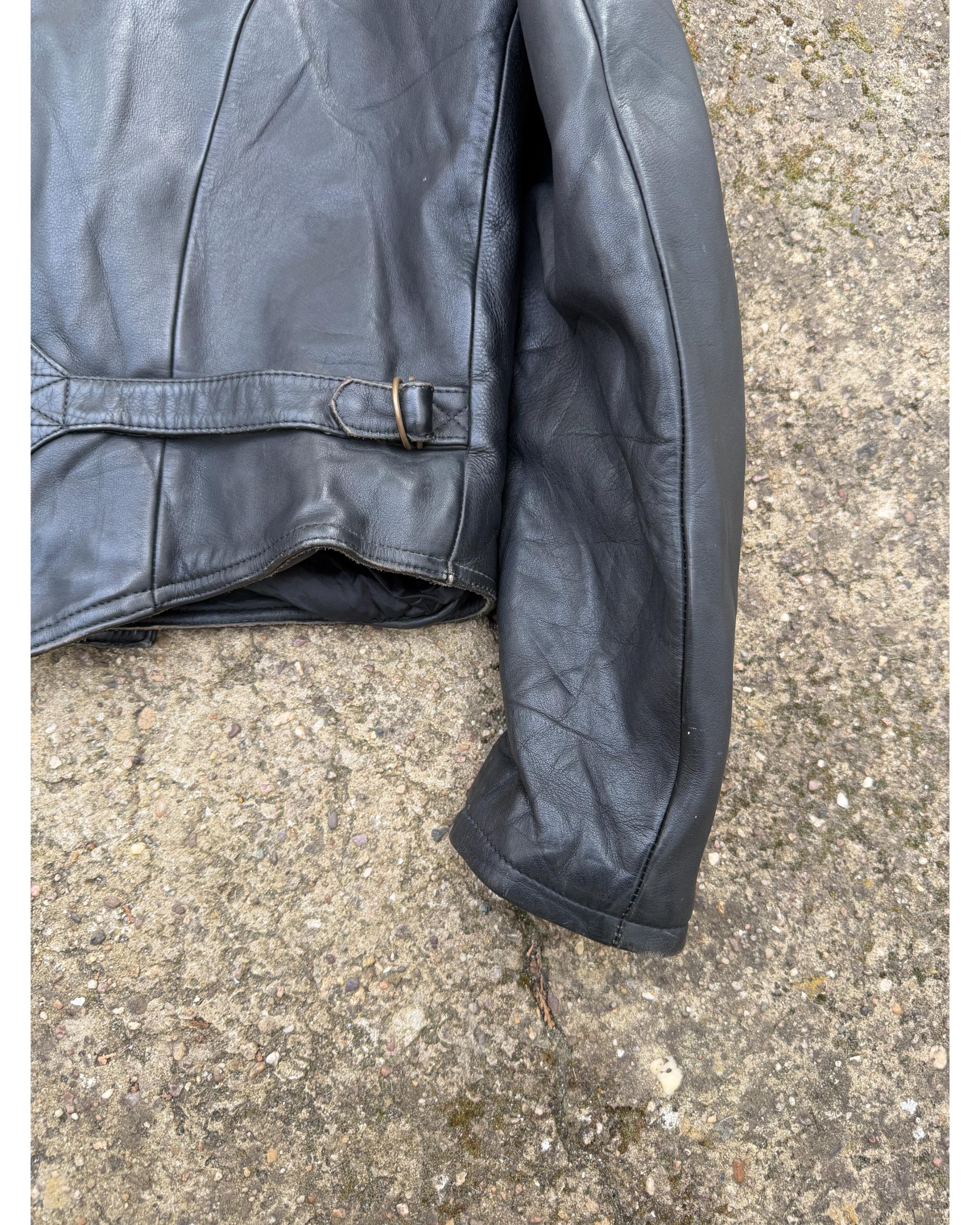 Hein Gericke J-31 German motocyclist leather jacket - 1990's