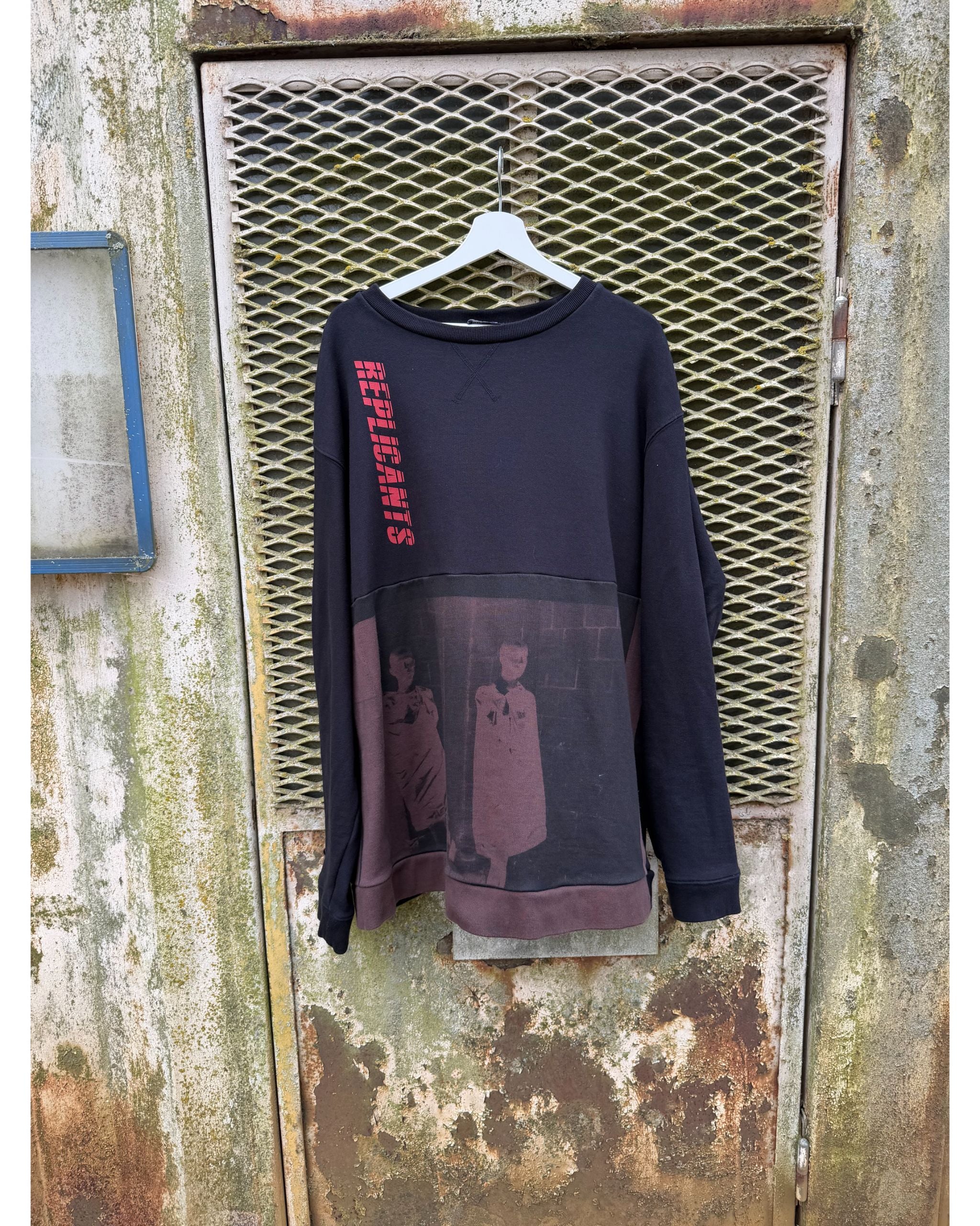 Oversized replicant crewneck sweater - SS2018