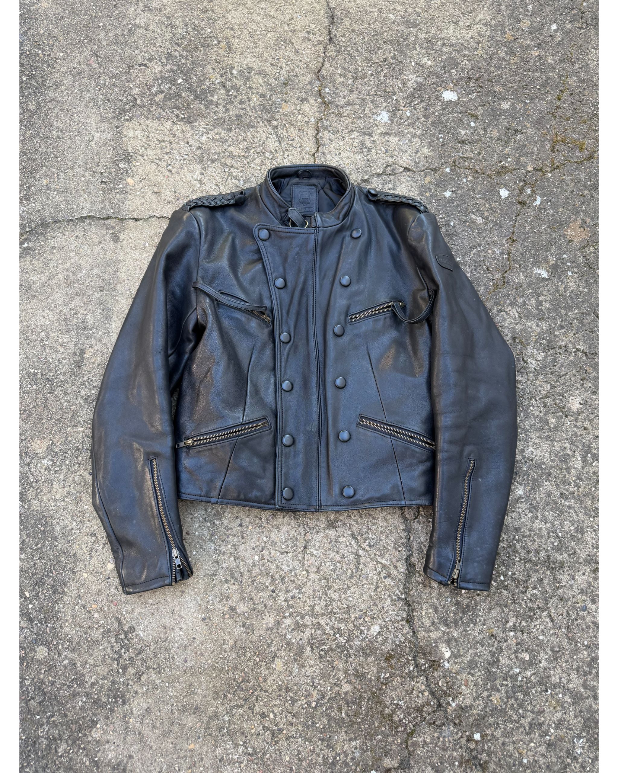 Hein Gericke J-31 German motocyclist leather jacket - 2000's