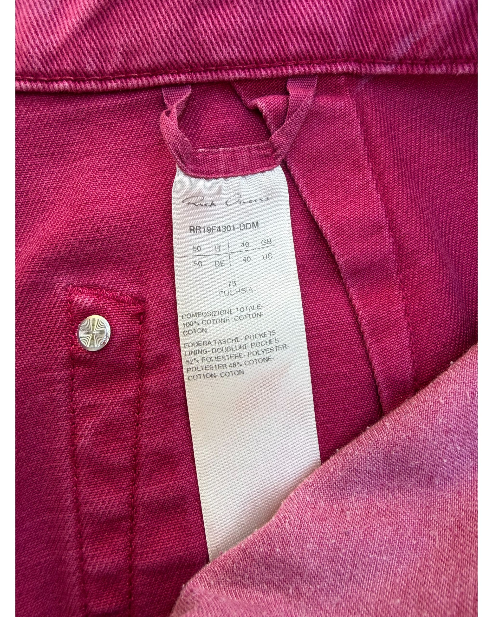 Larry degrade fuschia wide denim - AW19