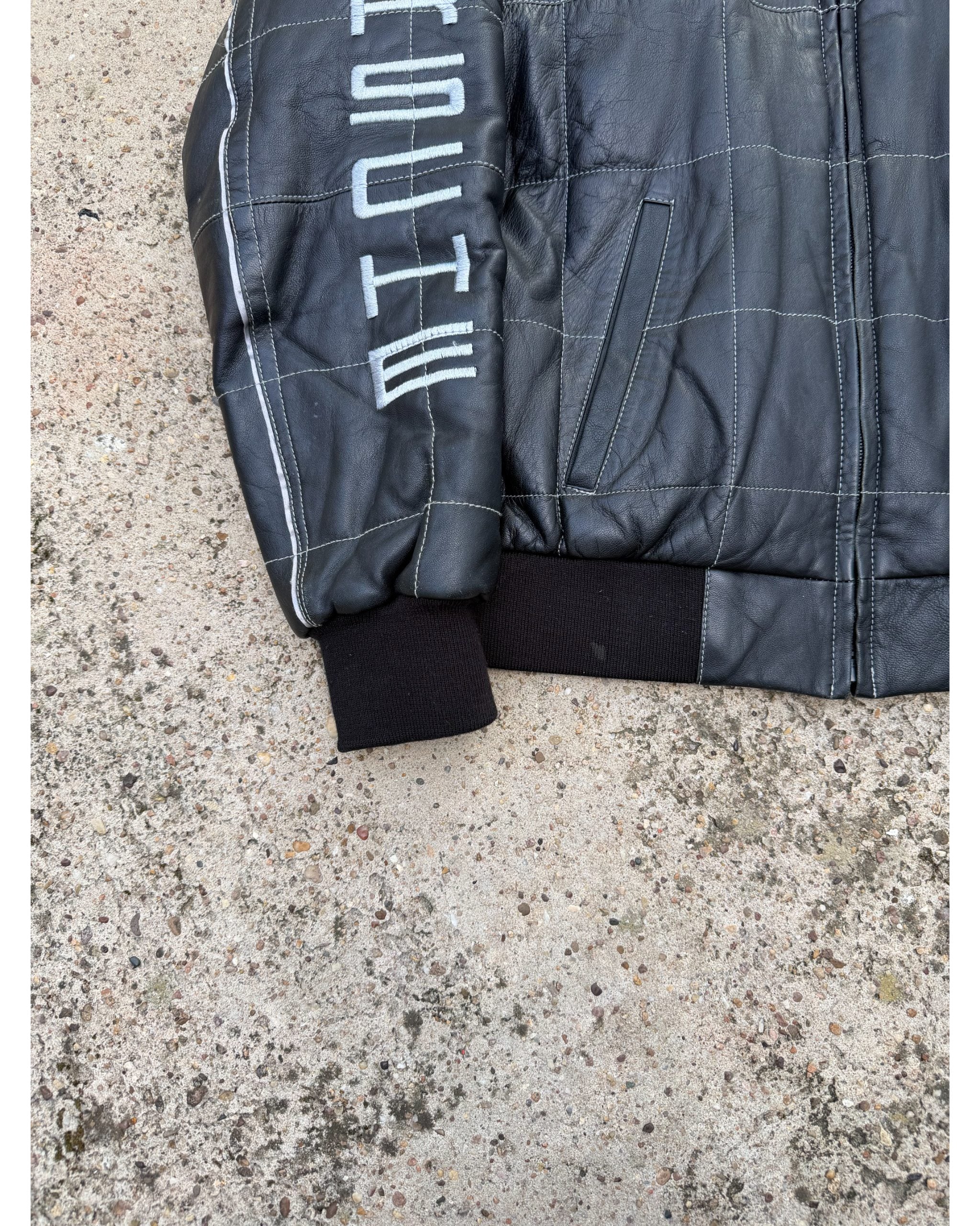 Porsche Racing Leather Jacket - 1990's