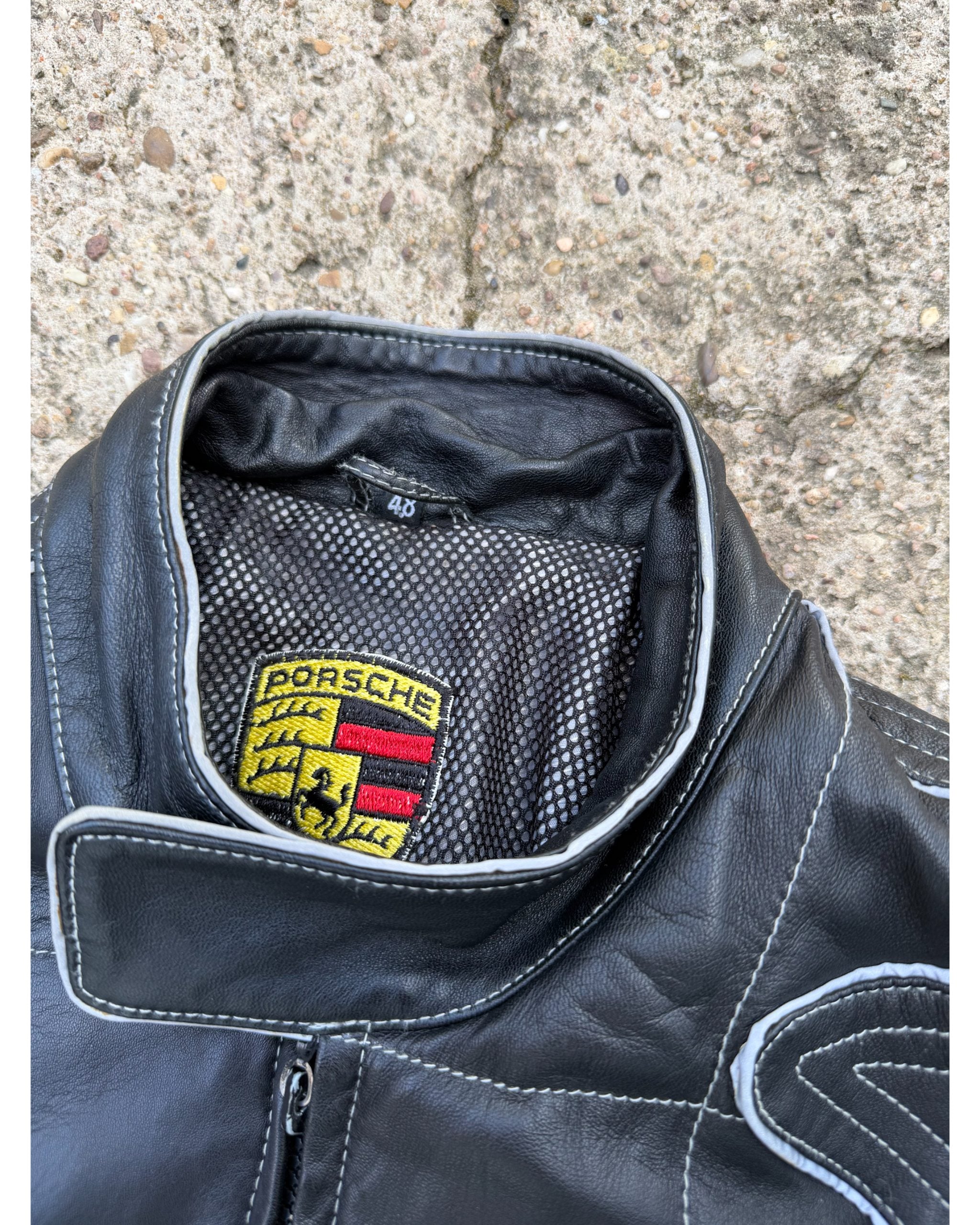 Porsche Racing Leather Jacket - 1990's