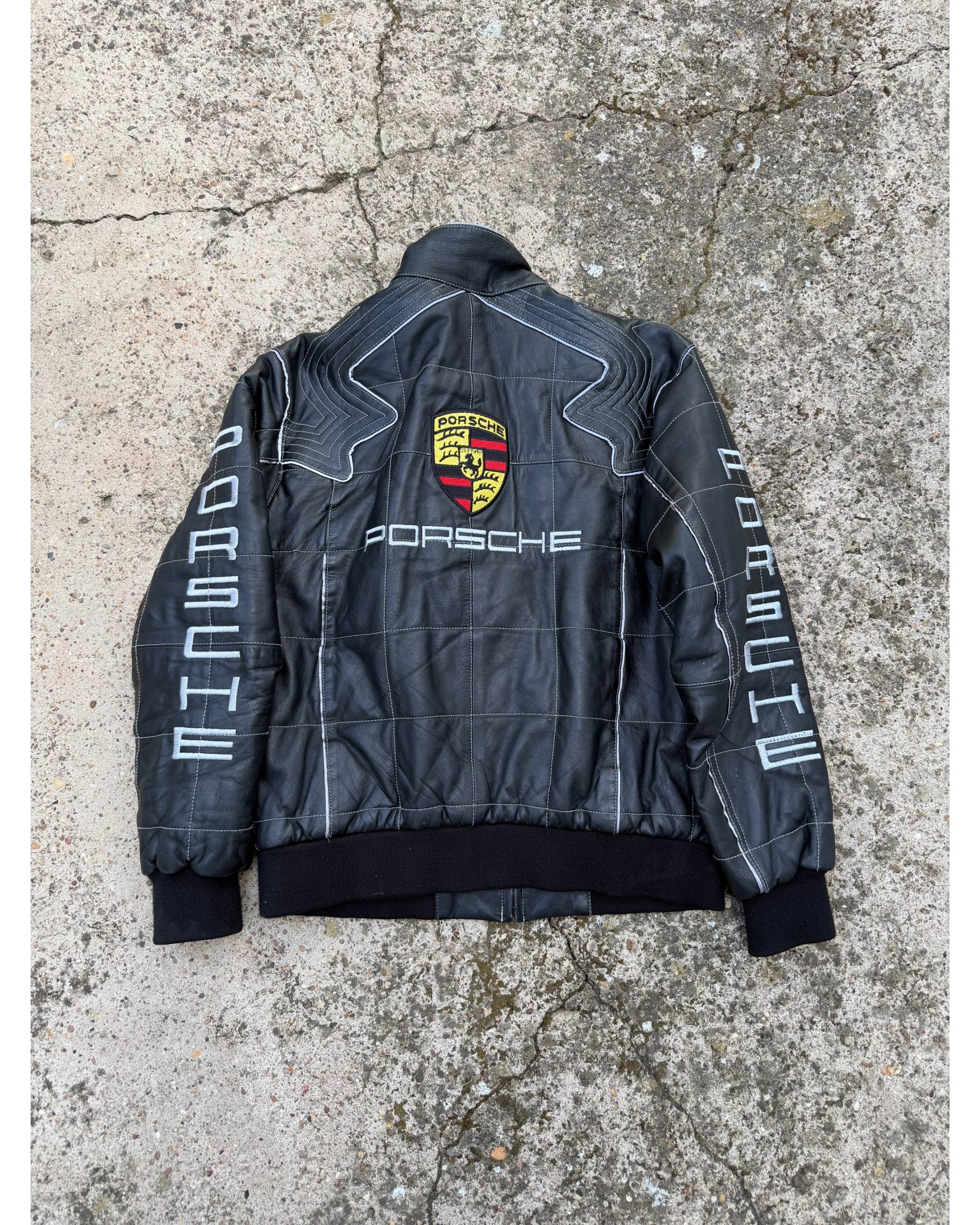 Porsche Racing Leather Jacket - 1990's