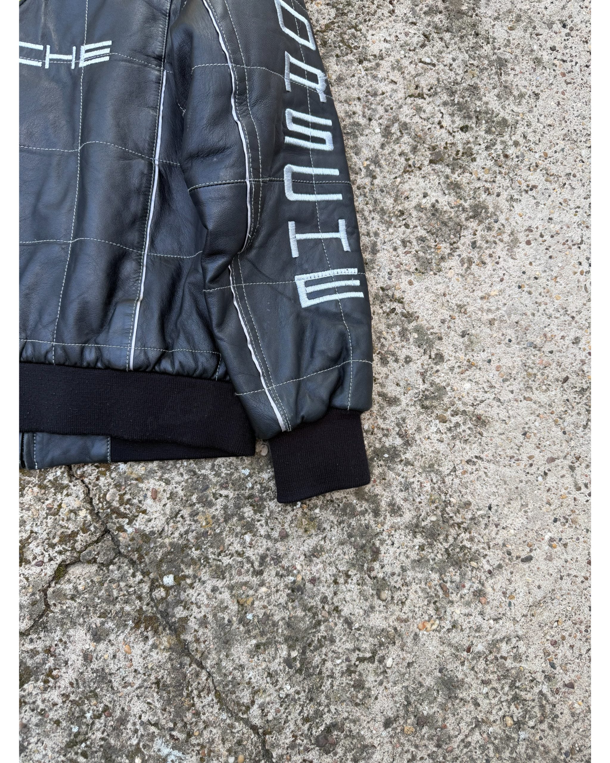 Porsche Racing Leather Jacket - 1990's