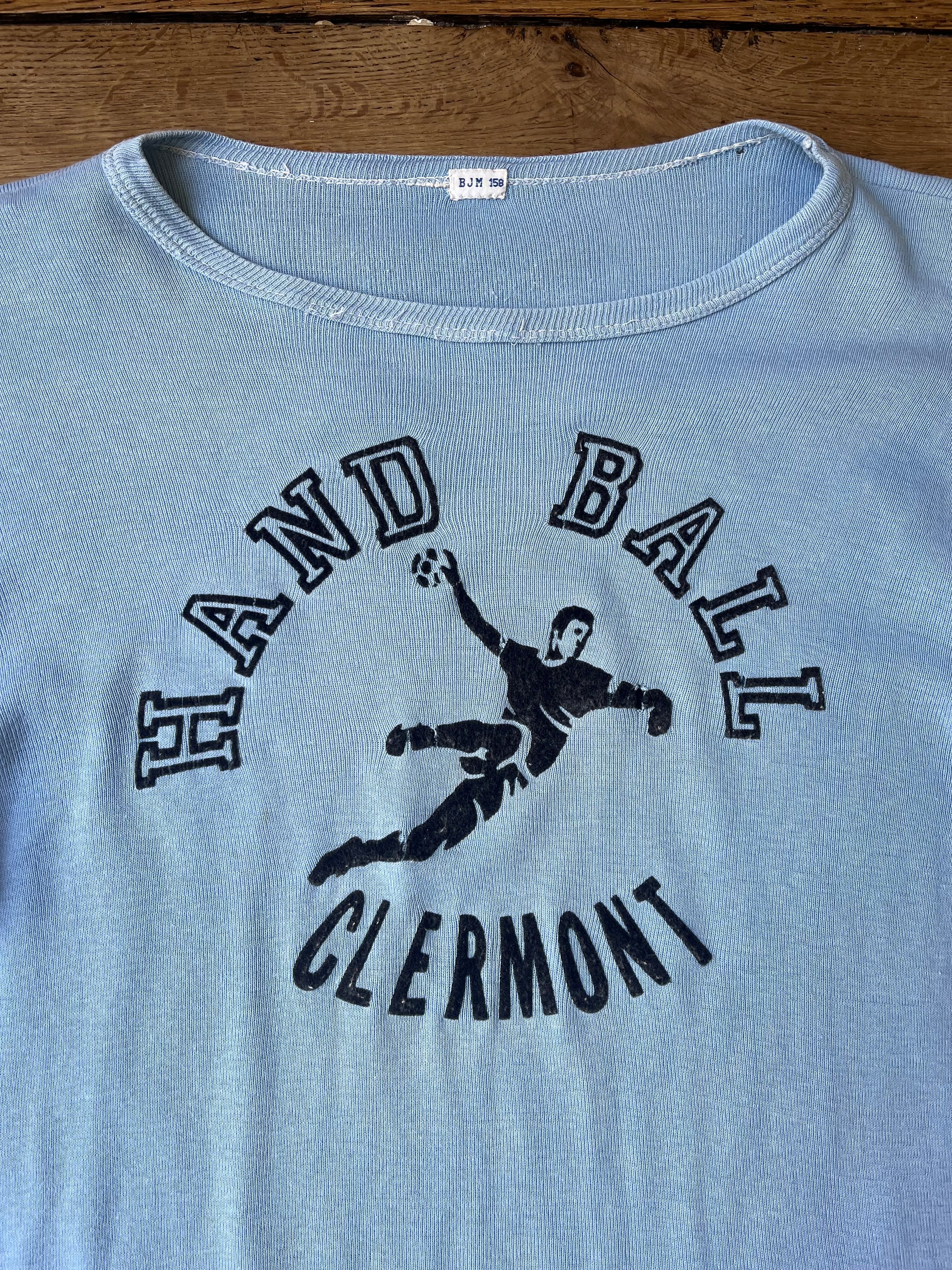 1980's French Vintage Hand Ball Clermont Tilt Longsleeve (M)