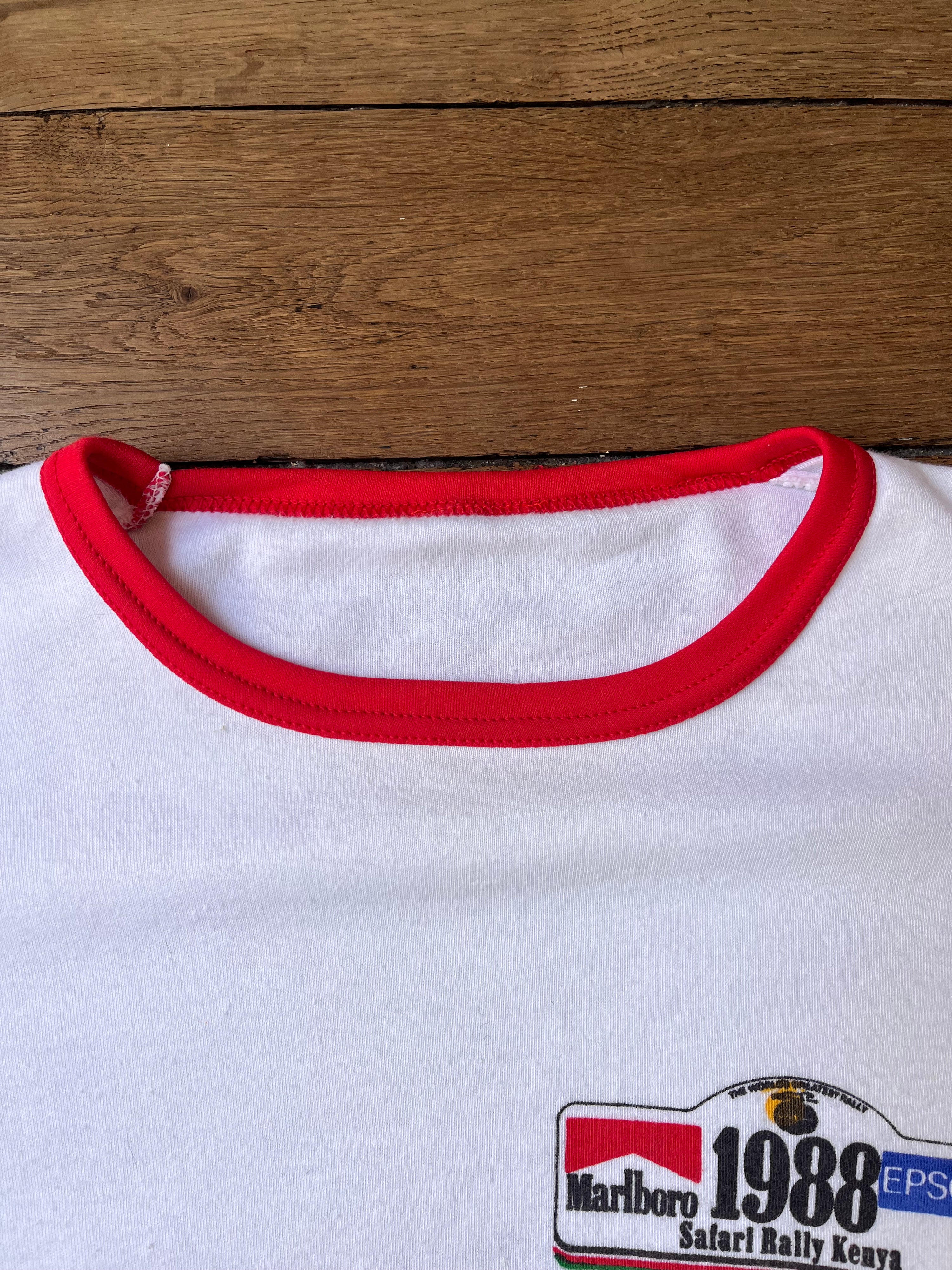 1988 Vintage Marlboro Safari Rally Reprint T-shirt (M)