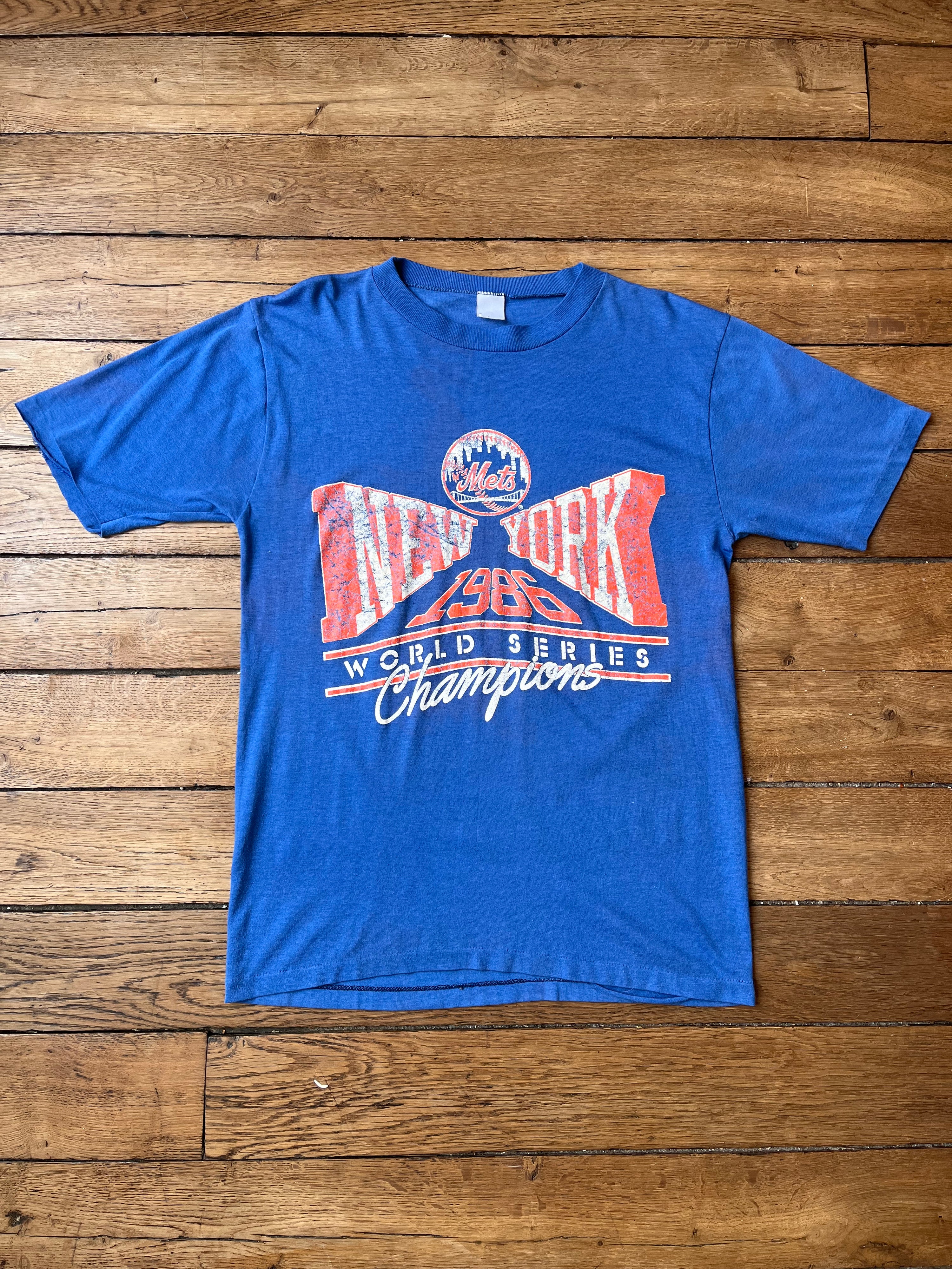 1986 Vintage Mets World Series T-shirt (M)