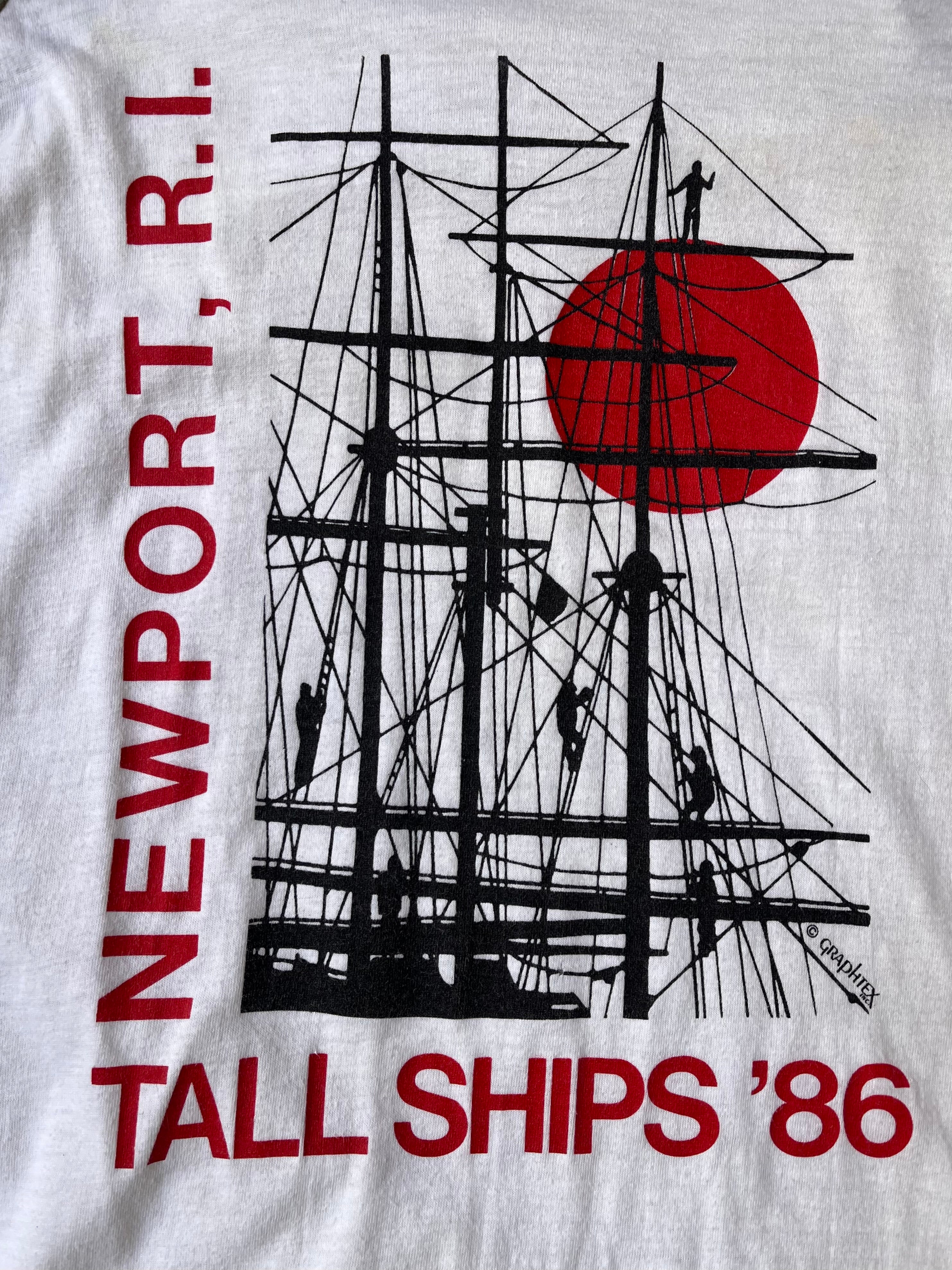 1986 Vintage Newport Tall Ships Longleeve (S)