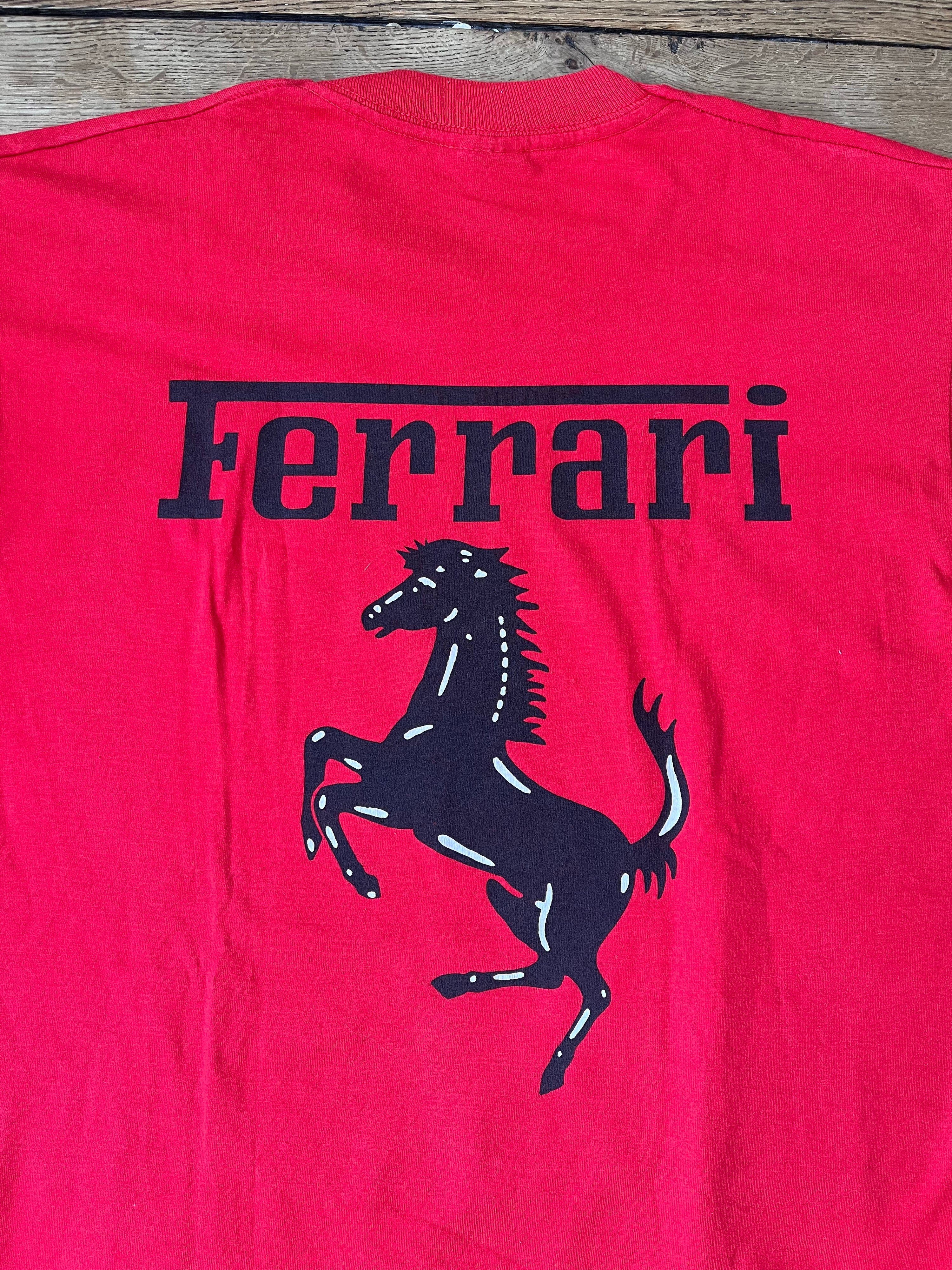 1990's Vintage Ferrari T-shirt (XL)