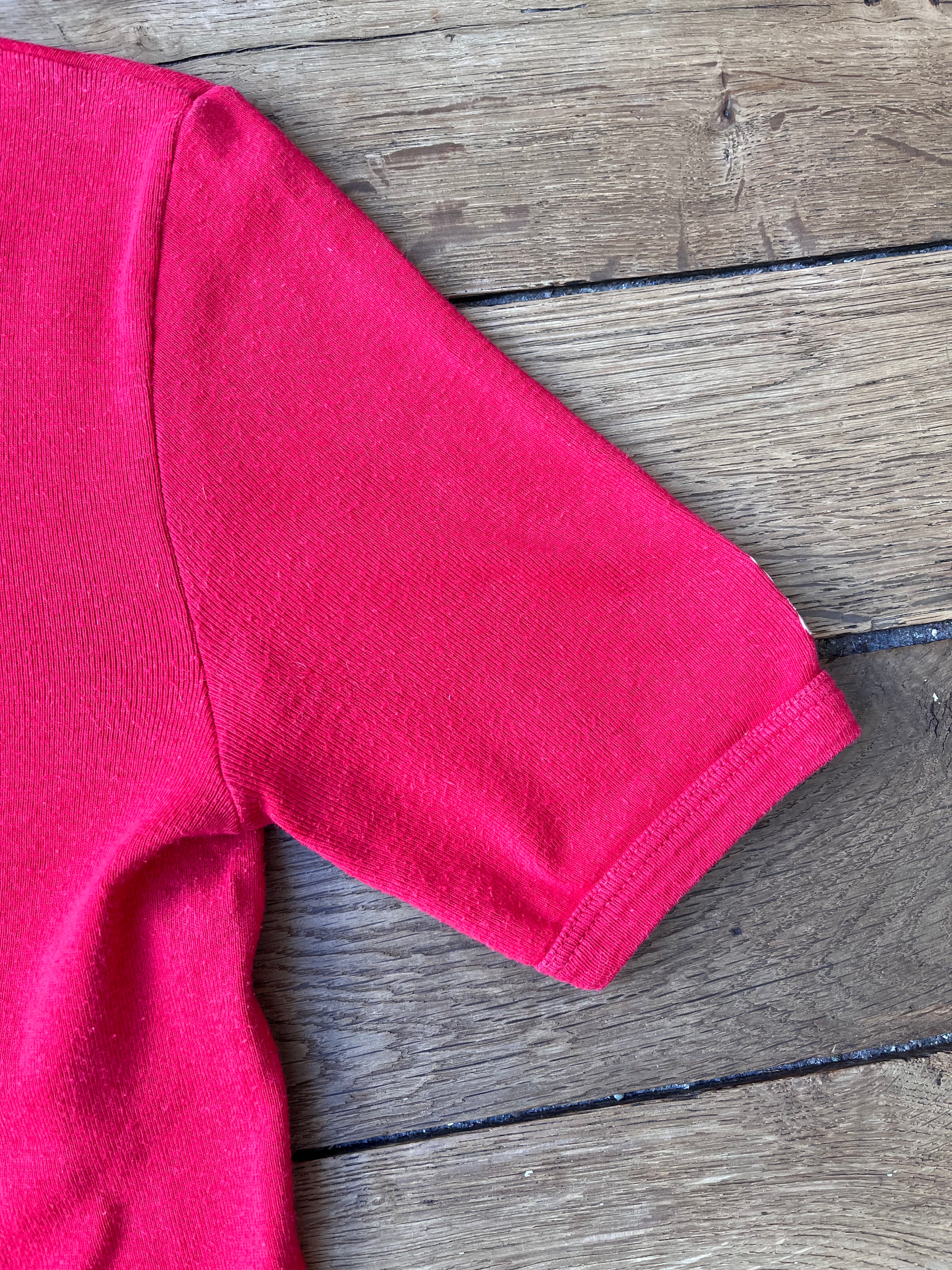 1970s French Vintage Crédit Mutuel Tilt T-shirt (S)