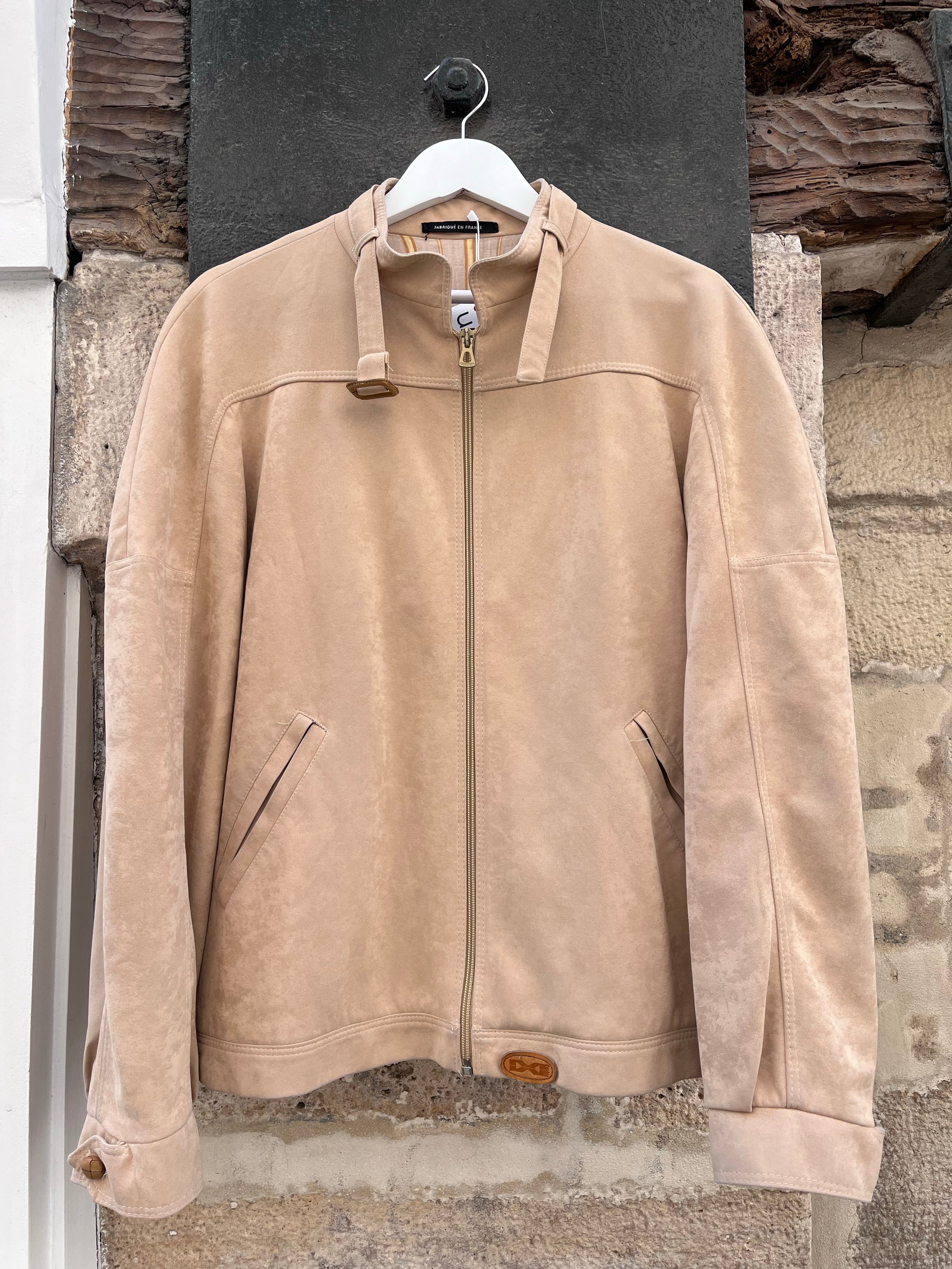 1970's Vintage French Tailoring Biker Jacket (L)