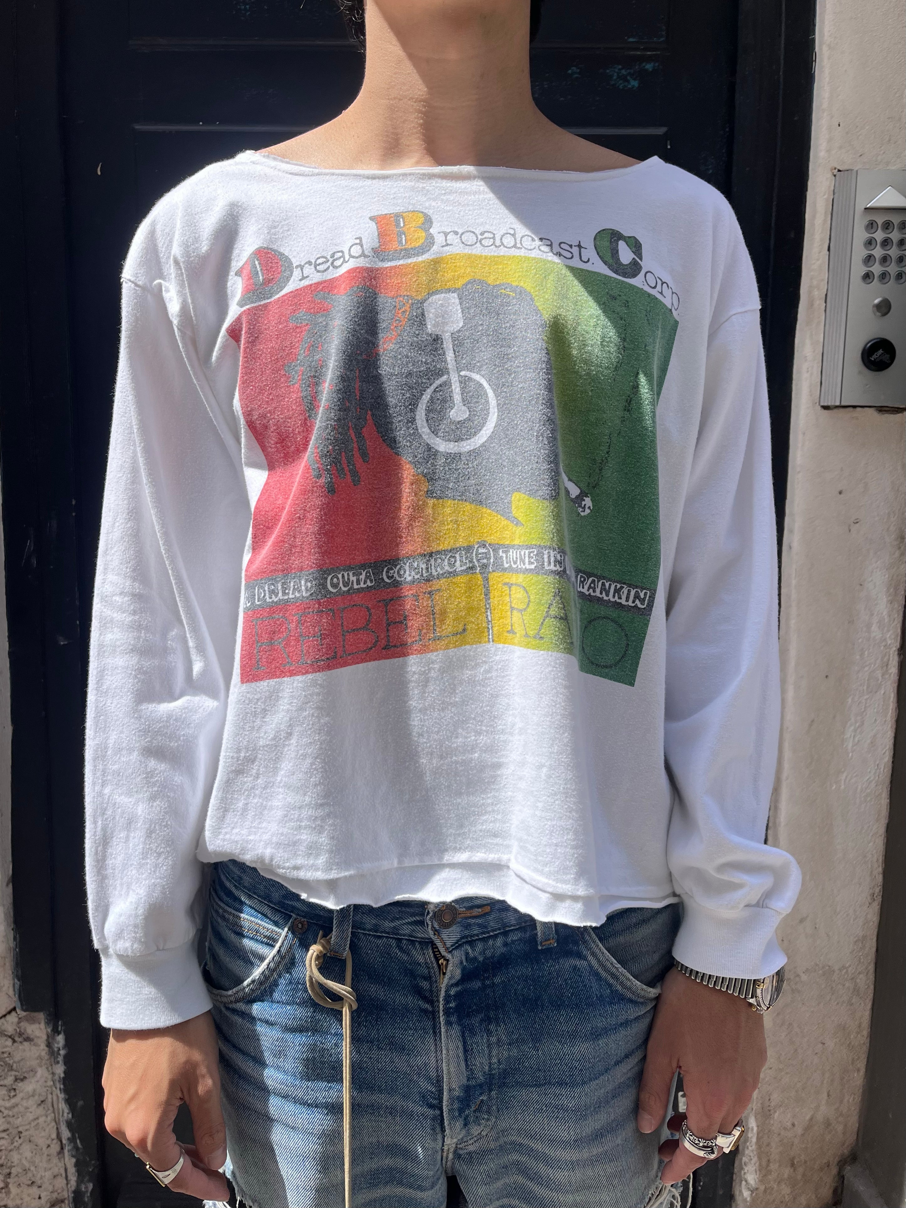 1980’s Vintage Dread Broadcast Corporation Longsleeve Top (M)