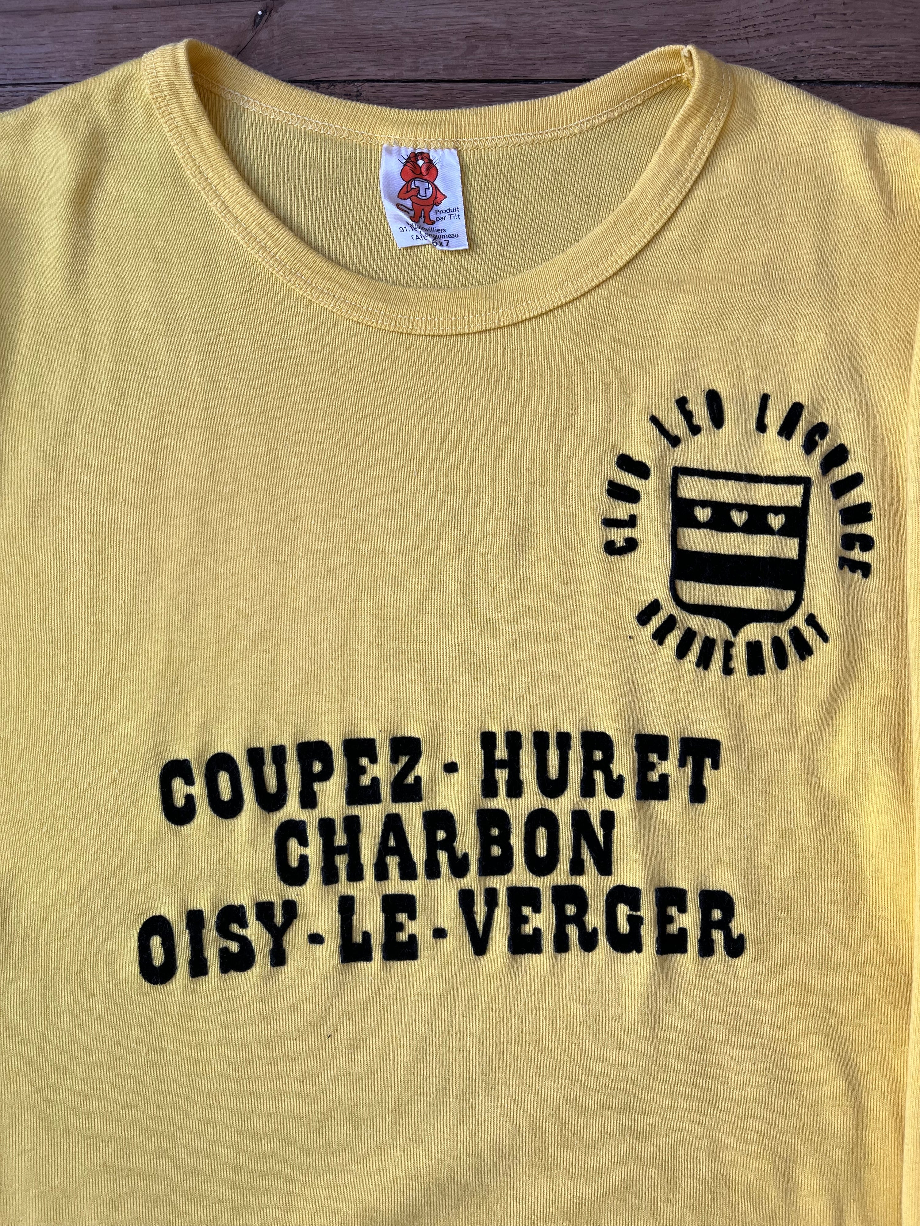 1970s French Vintage Club Léo Lagrange Beaumont Tilt Longsleeve (M)