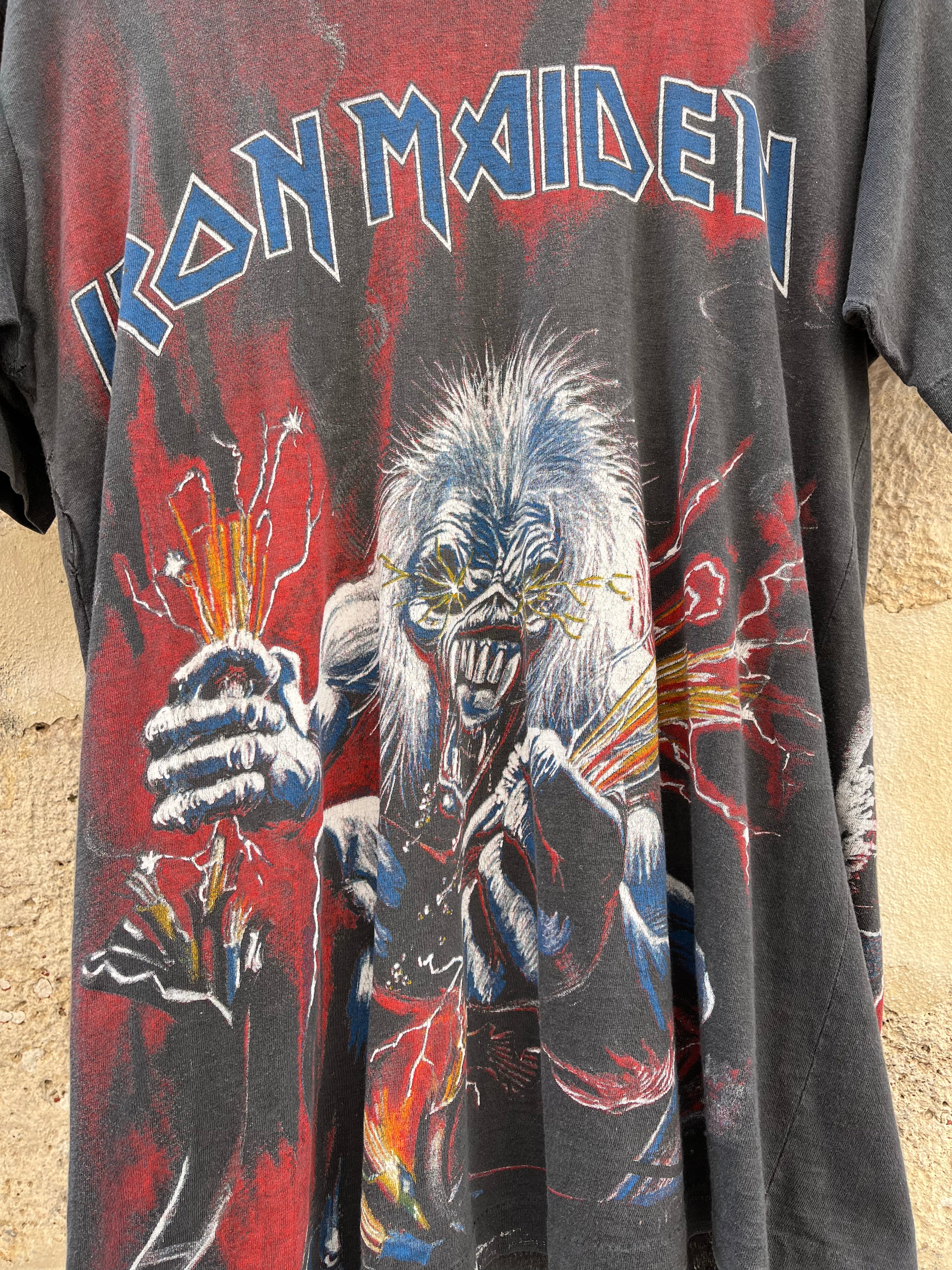 1993 Vintage AOP Iron Maiden Bootleg T-shirt (M)