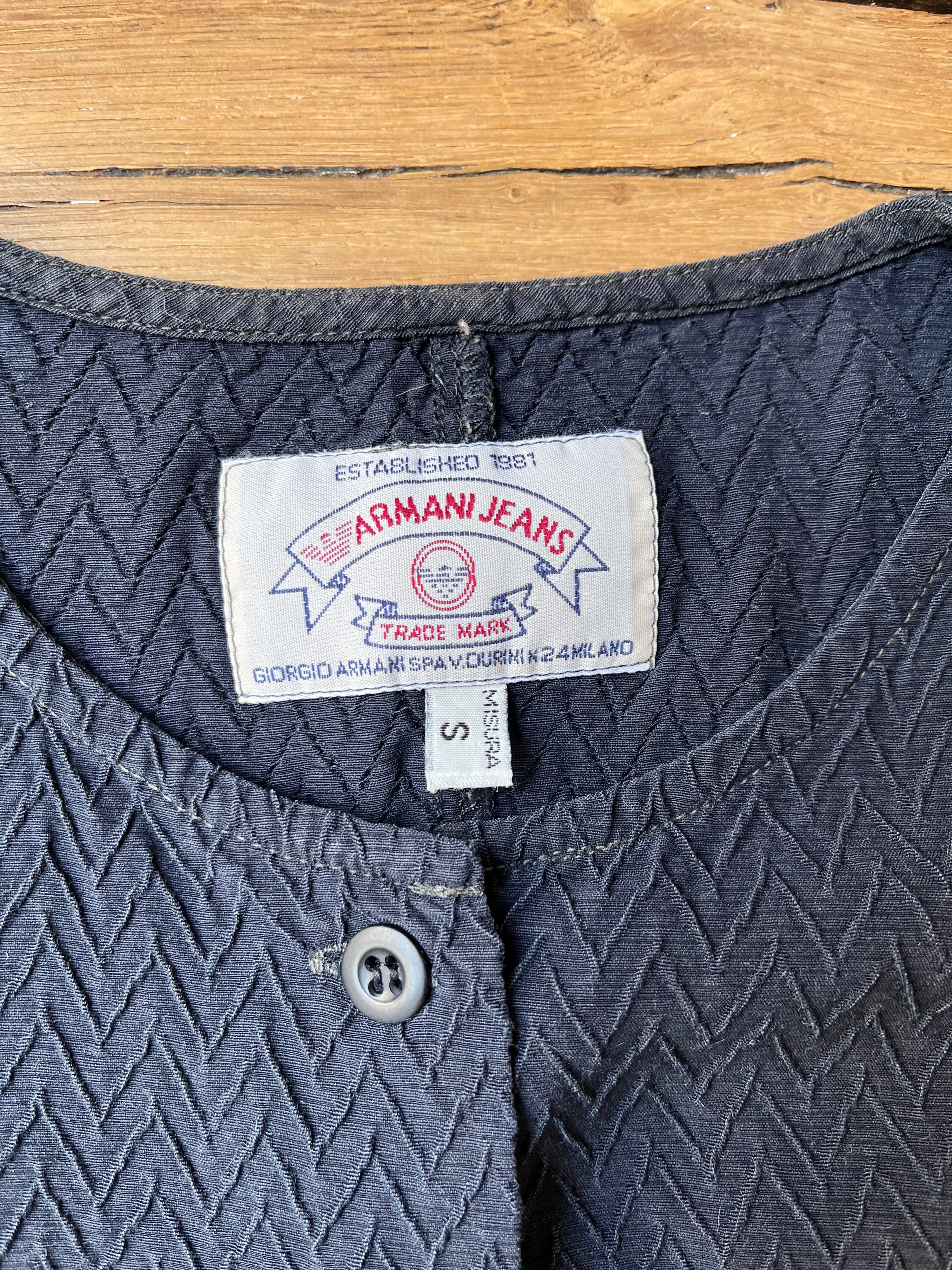 1990's Vintage Armani Jeans Top (S)