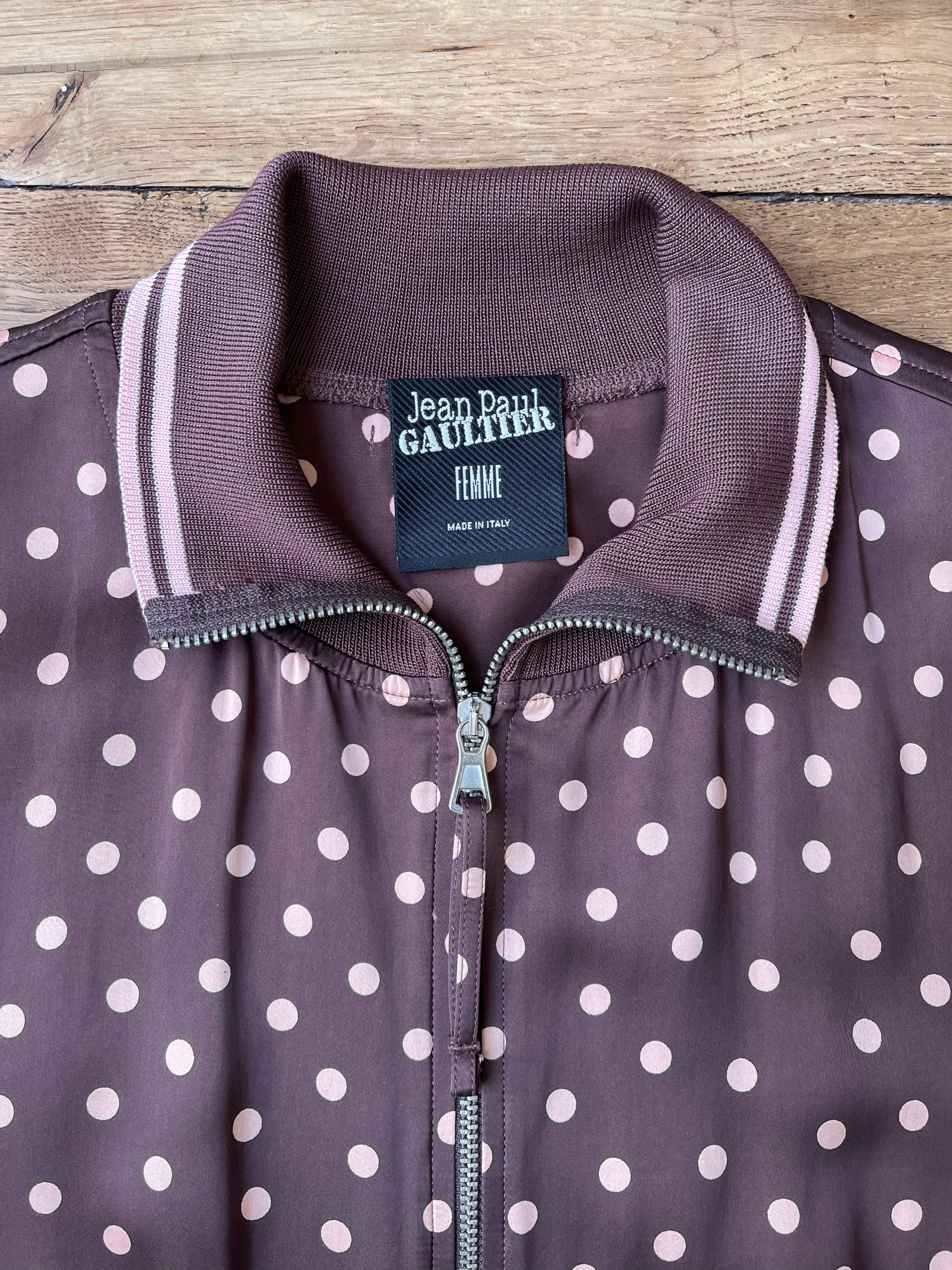 1990's Vintage Jean Paul Gaultier Polka Dot Jacket (FR 42)