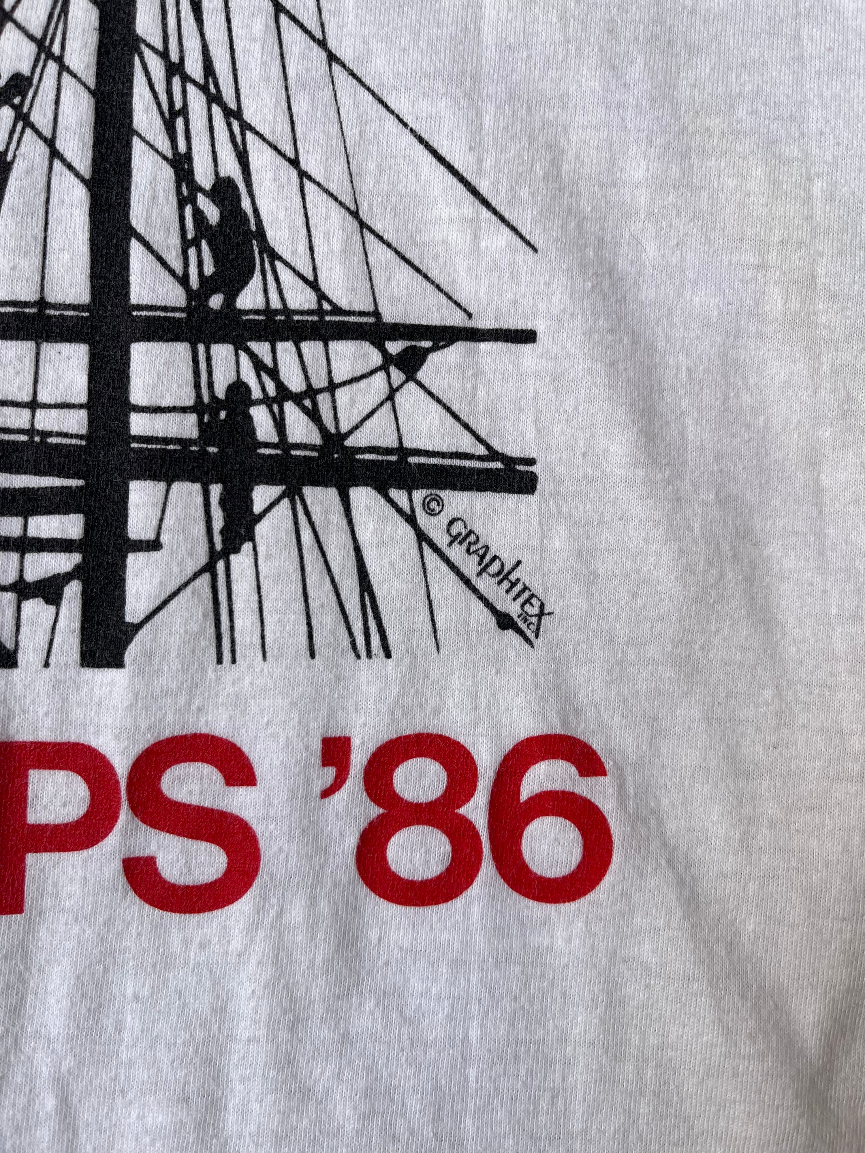 1986 Vintage Newport Tall Ships Longleeve (S)