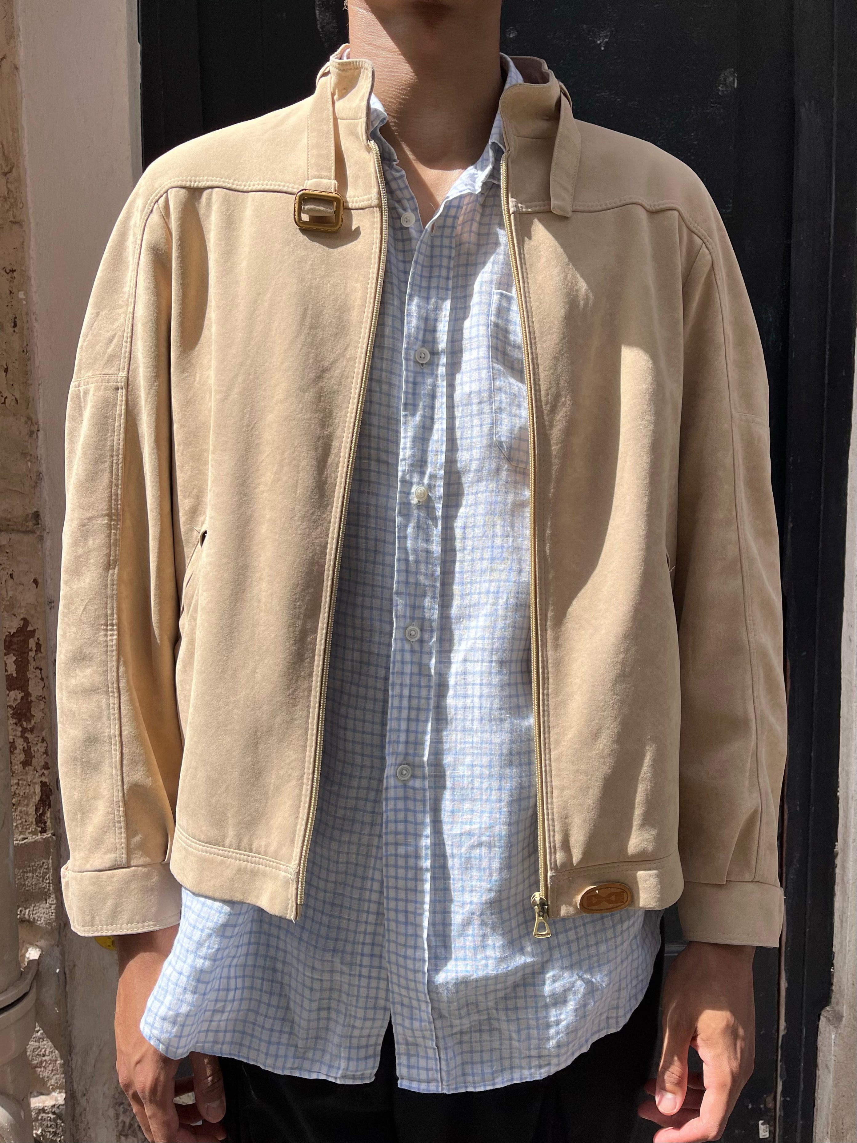 1970's Vintage French Tailoring Biker Jacket (L)
