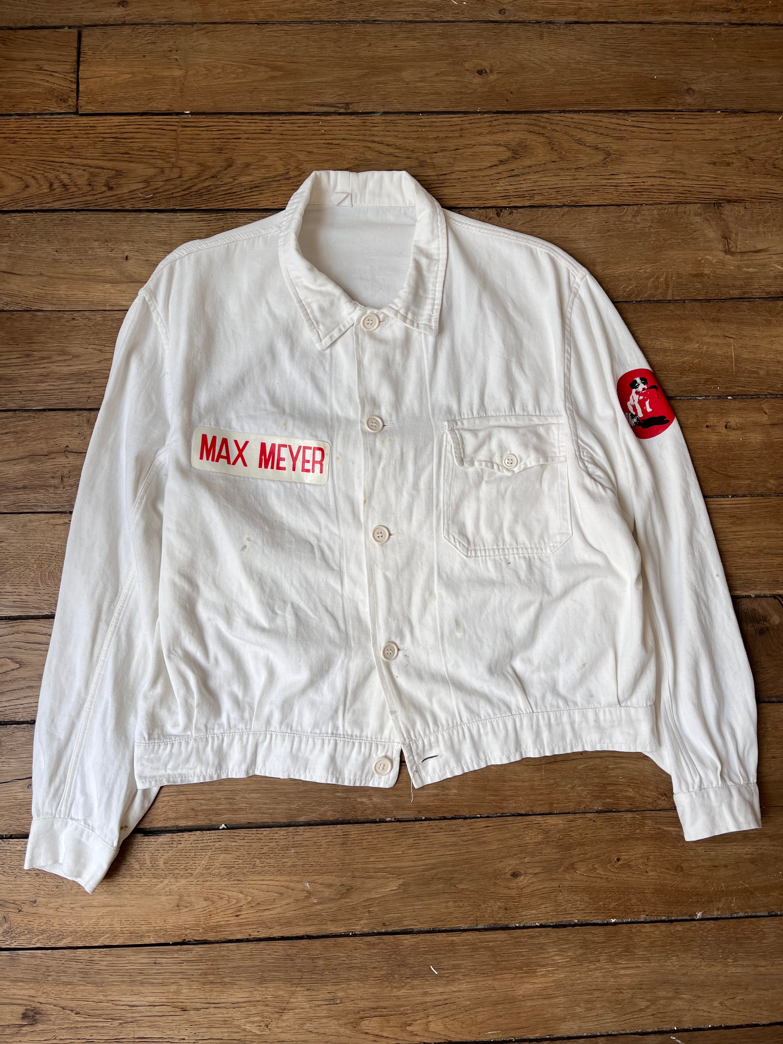 1980's Vintage Max Meyer Italian Worker Jacket (S)