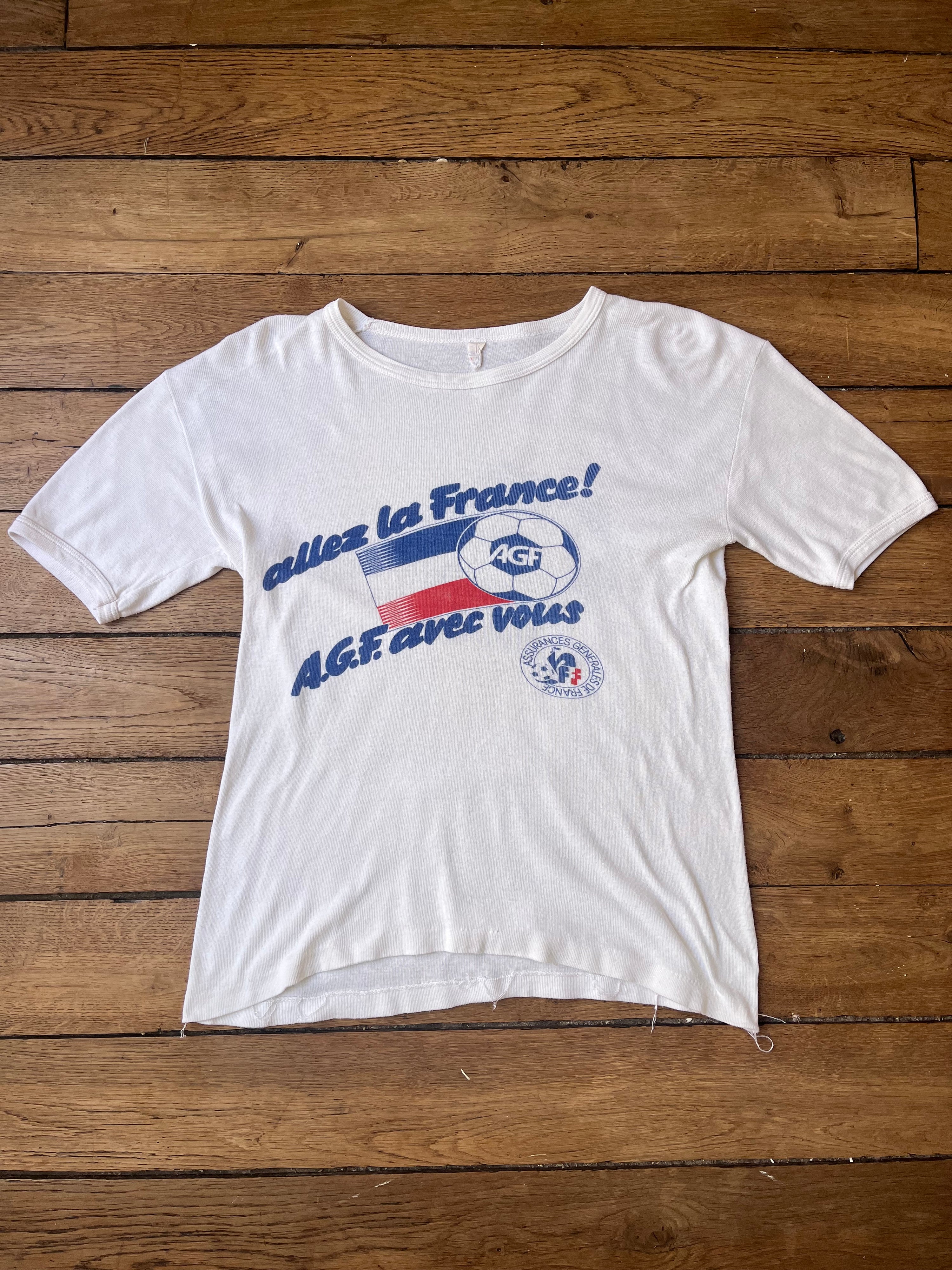 1980's French Vintage Allez La France AGFT-shirt (M)
